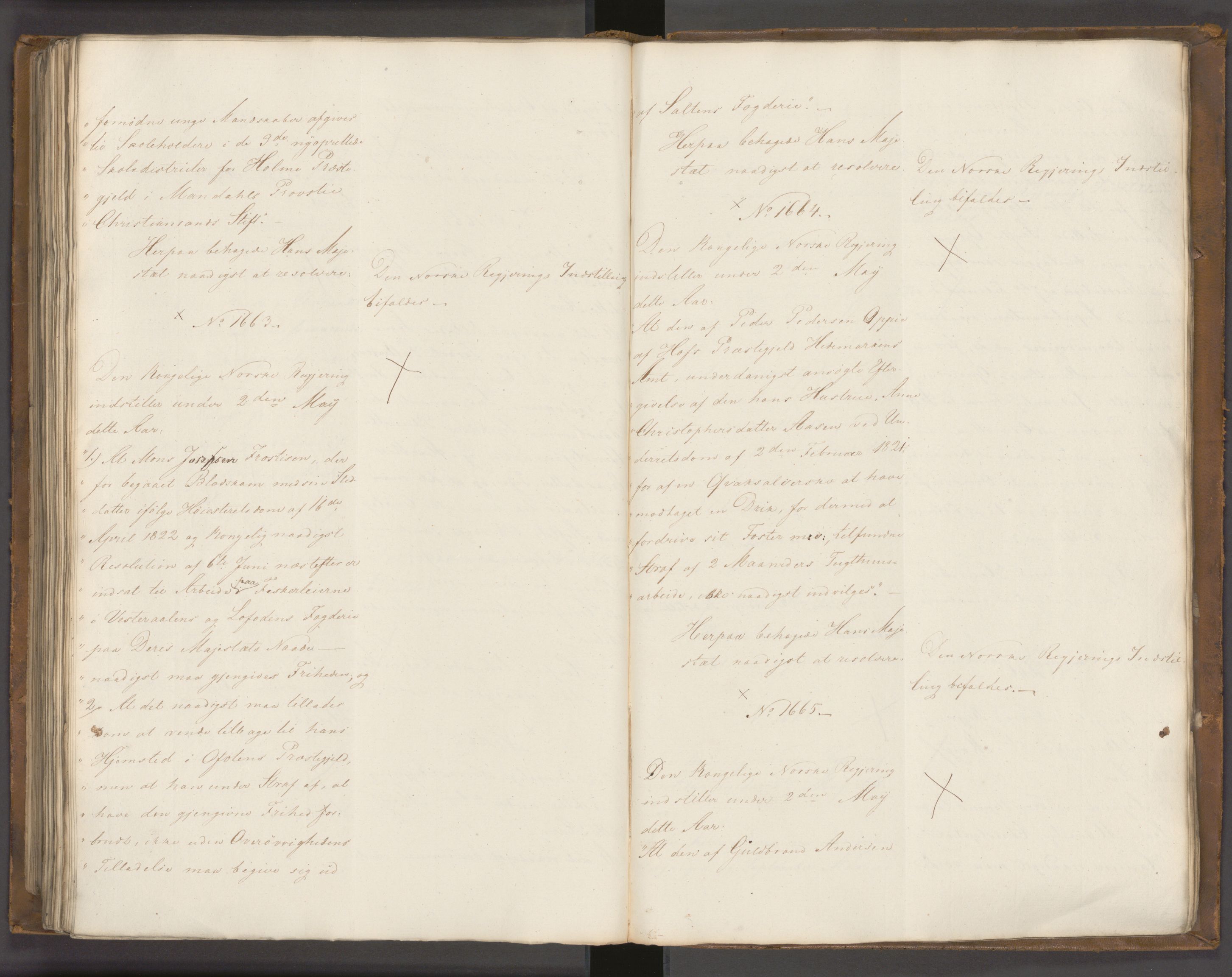 Statsrådssekretariatet, AV/RA-S-1001/A/Ab/L0022: Kgl. res. nr. 1210-1721, 1. halvår, 1826