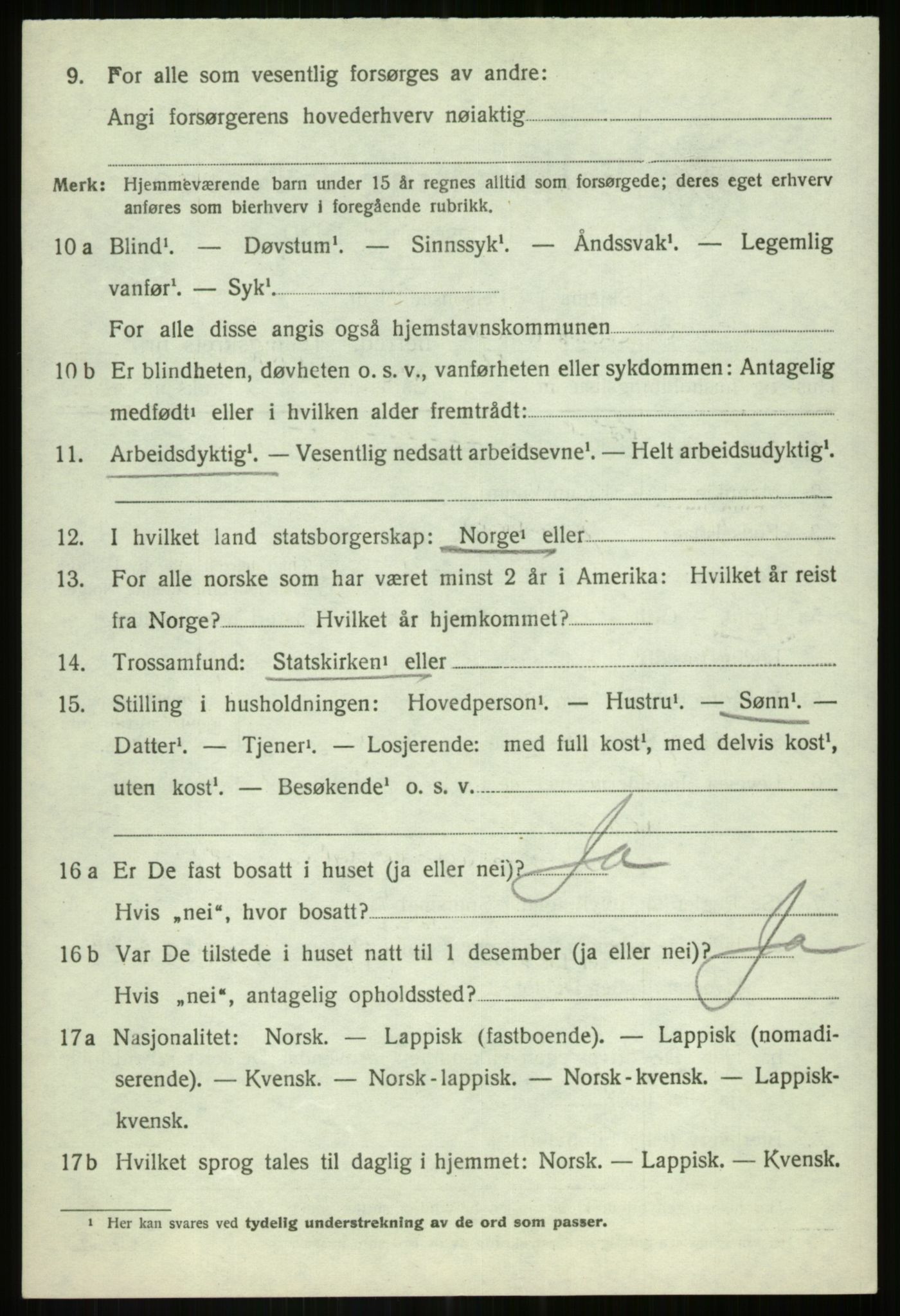 SATØ, 1920 census for Målselv, 1920, p. 3632