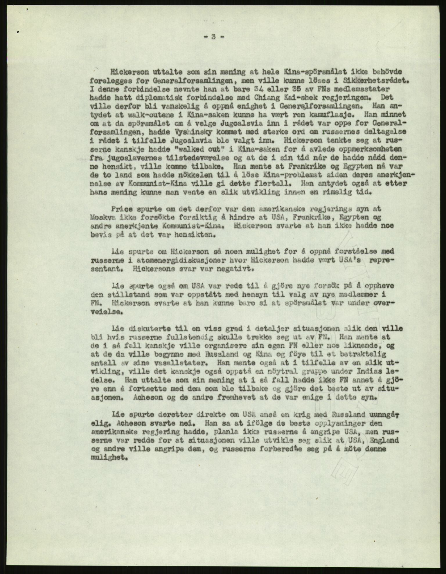 Lie, Trygve, AV/RA-PA-1407/D/L0029: Dokumenter vedr. Kina, 1948-1950, p. 19