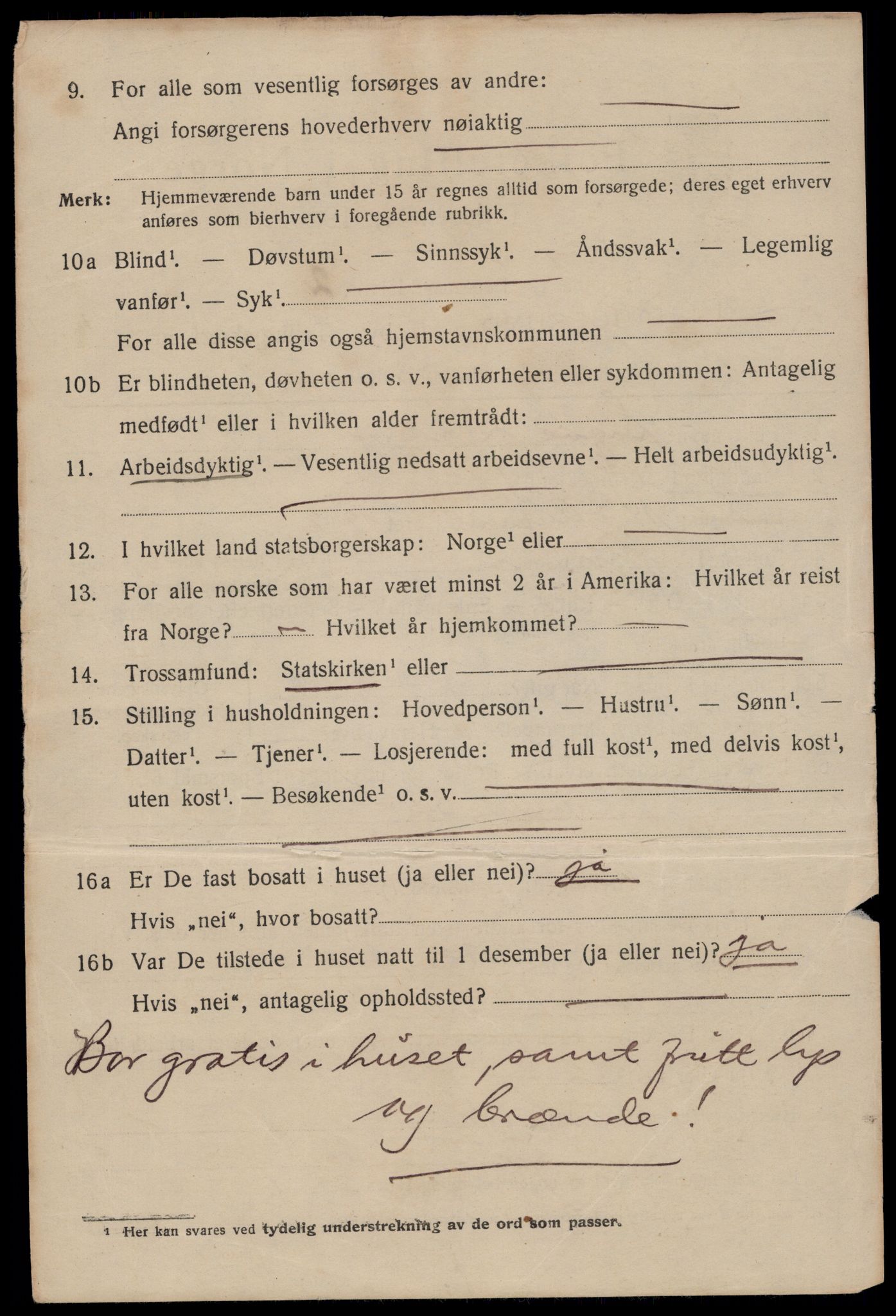 SAST, 1920 census for Haugesund, 1920, p. 15236