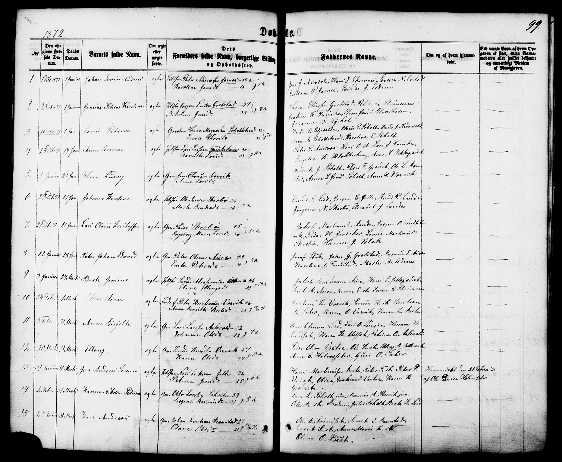 Ministerialprotokoller, klokkerbøker og fødselsregistre - Møre og Romsdal, SAT/A-1454/522/L0314: Parish register (official) no. 522A09, 1863-1877, p. 99
