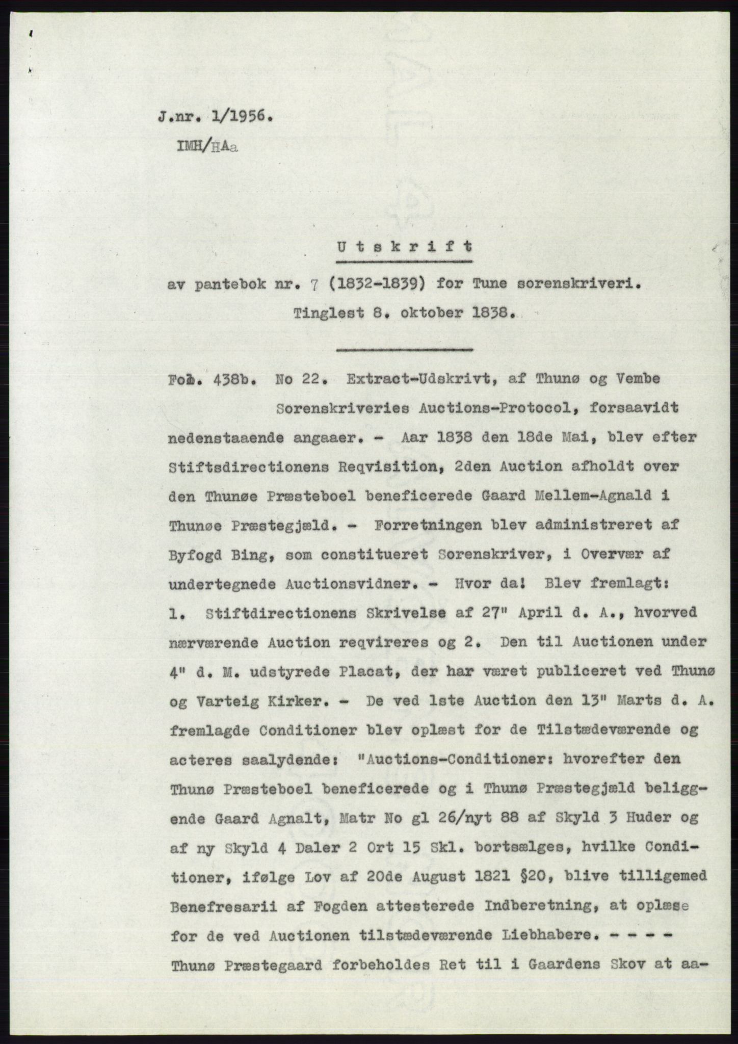 Statsarkivet i Oslo, SAO/A-10621/Z/Zd/L0004: Avskrifter, j.nr 1-797/1956, 1956, p. 4
