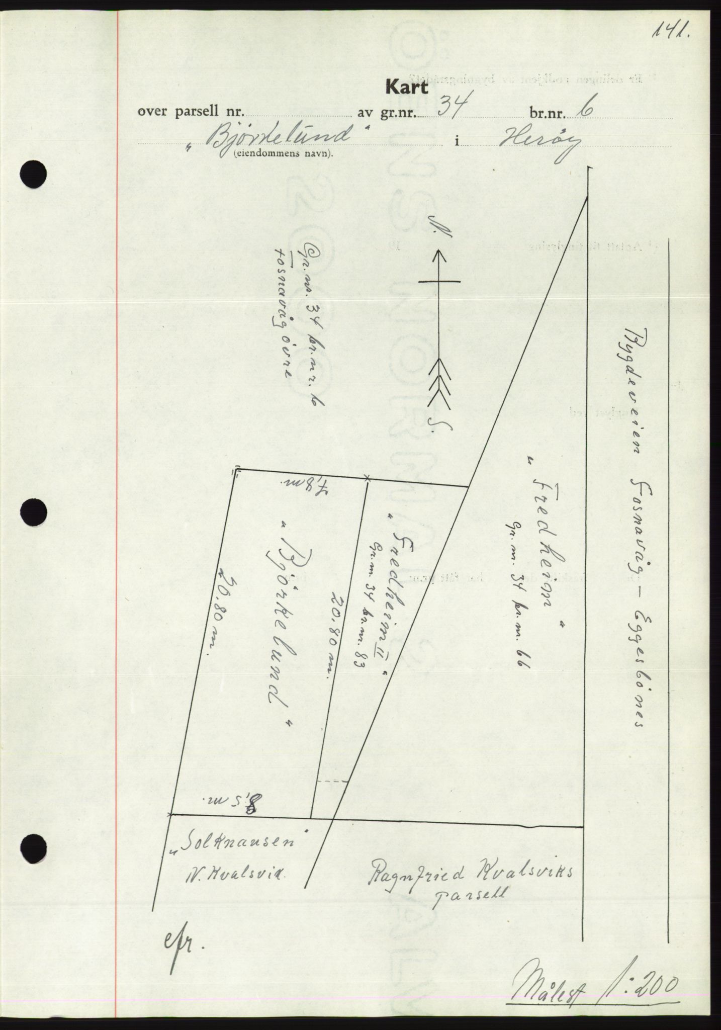 Søre Sunnmøre sorenskriveri, AV/SAT-A-4122/1/2/2C/L0066: Mortgage book no. 60, 1938-1938, Diary no: : 1270/1938