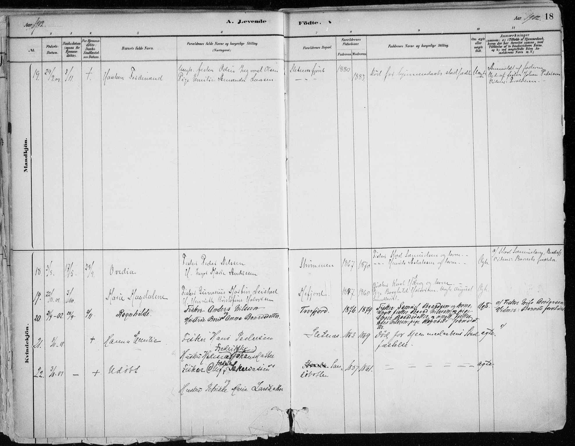 Hammerfest sokneprestkontor, SATØ/S-1347/H/Ha/L0013.kirke: Parish register (official) no. 13, 1898-1917, p. 18