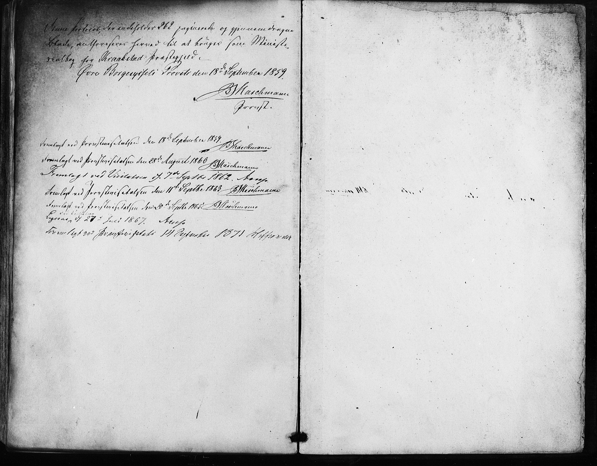 Kråkstad prestekontor Kirkebøker, SAO/A-10125a/F/Fa/L0007: Parish register (official) no. I 7, 1858-1870