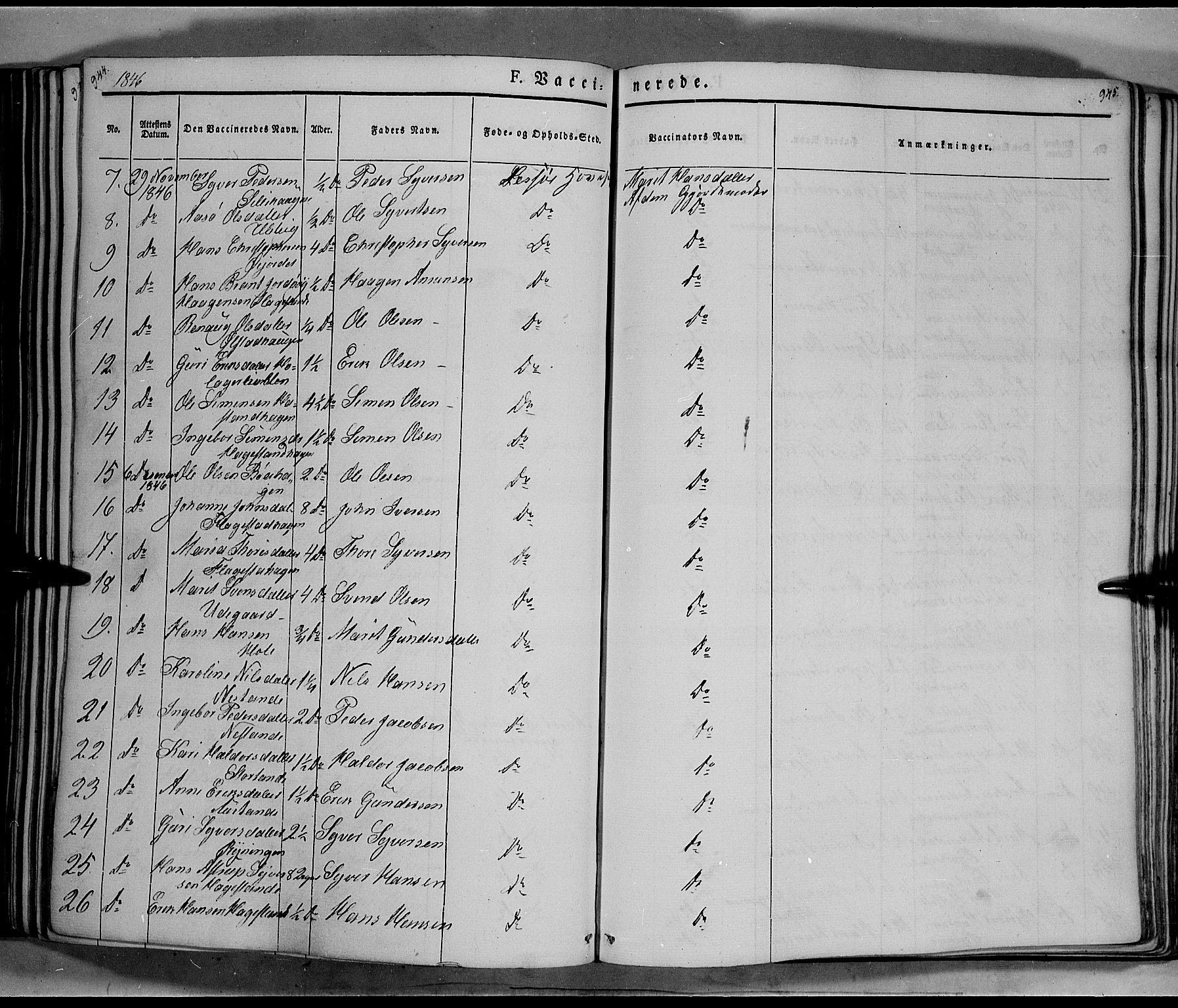 Lesja prestekontor, AV/SAH-PREST-068/H/Ha/Haa/L0006: Parish register (official) no. 6B, 1843-1854, p. 944-945