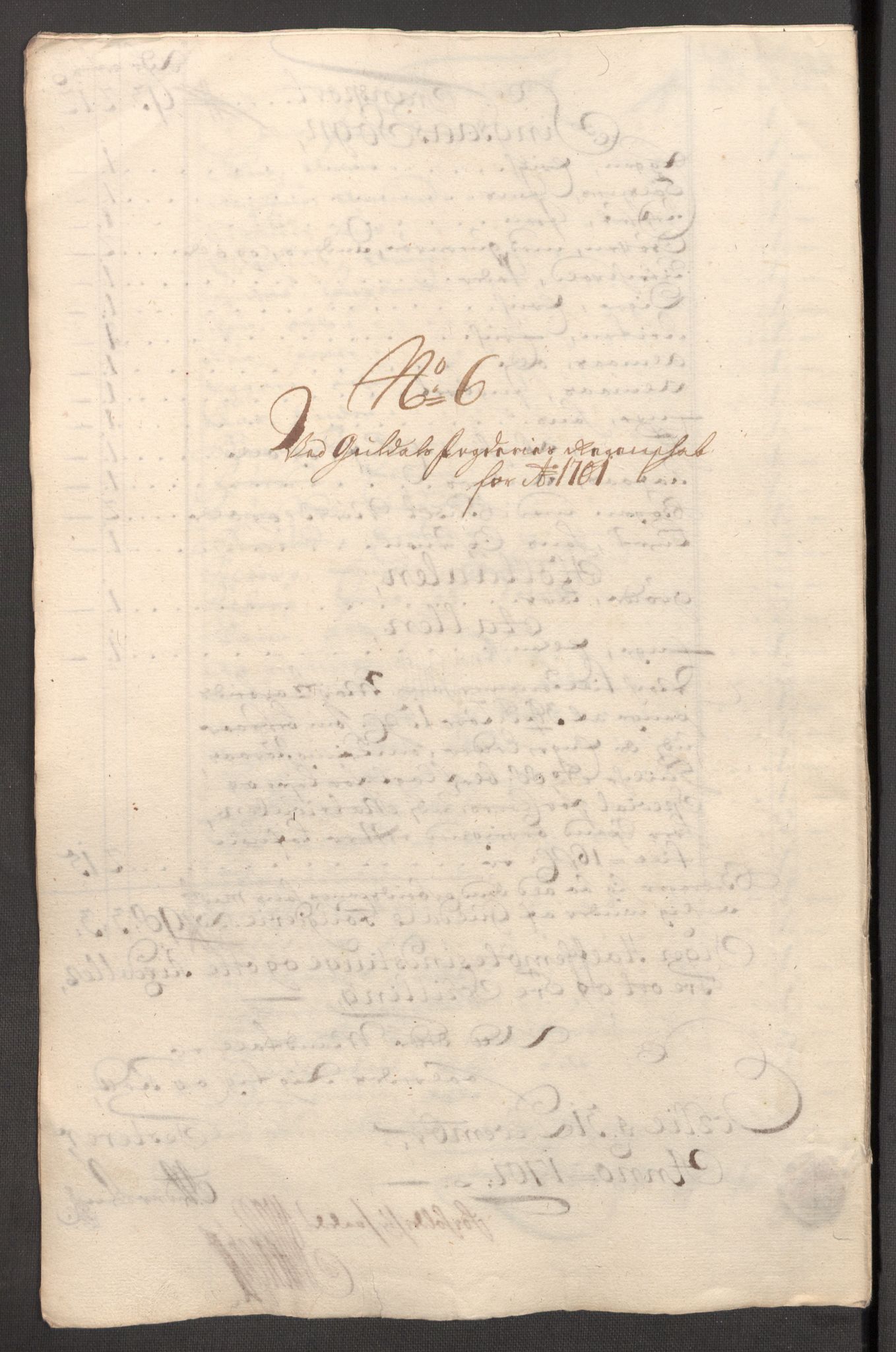 Rentekammeret inntil 1814, Reviderte regnskaper, Fogderegnskap, RA/EA-4092/R60/L3951: Fogderegnskap Orkdal og Gauldal, 1701, p. 254