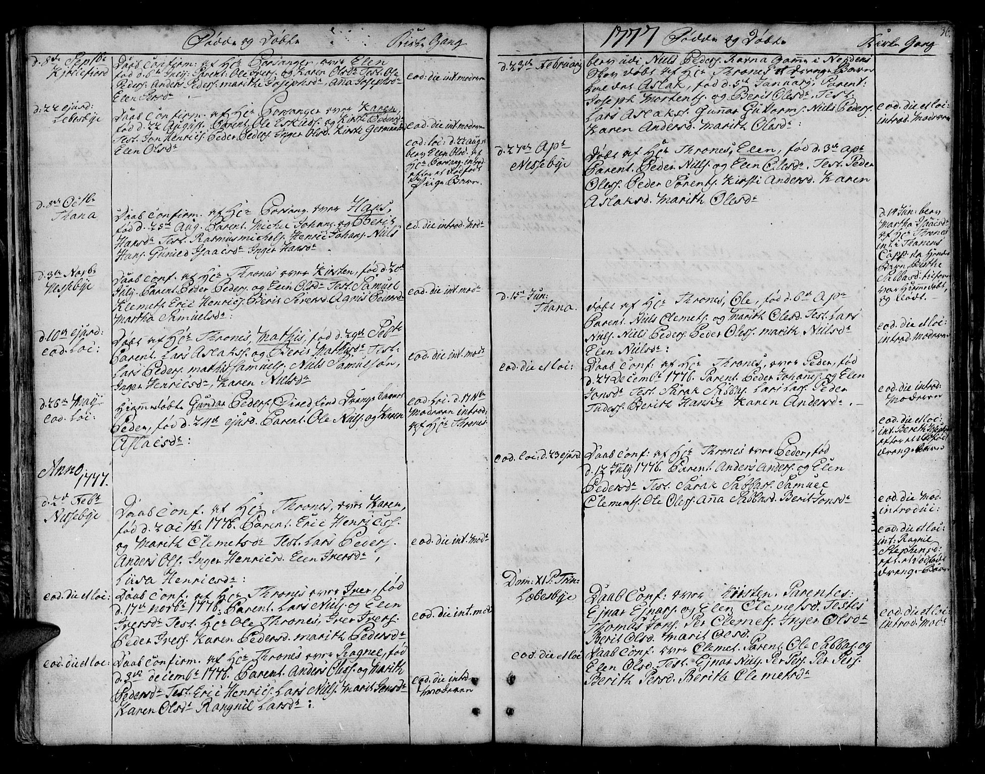 Lebesby sokneprestkontor, SATØ/S-1353/H/Ha/L0001kirke: Parish register (official) no. 1, 1751-1816, p. 36