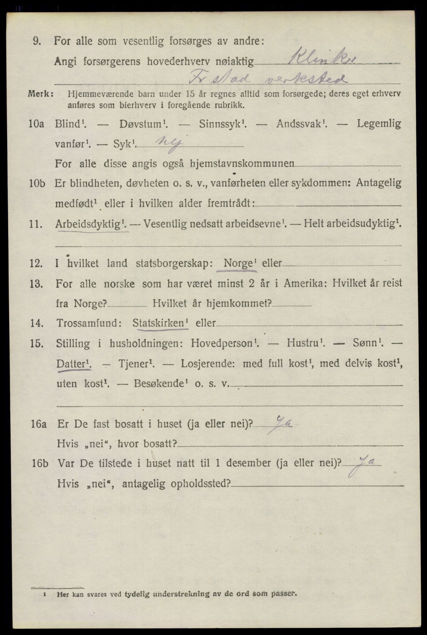 SAO, 1920 census for Glemmen, 1920, p. 18550