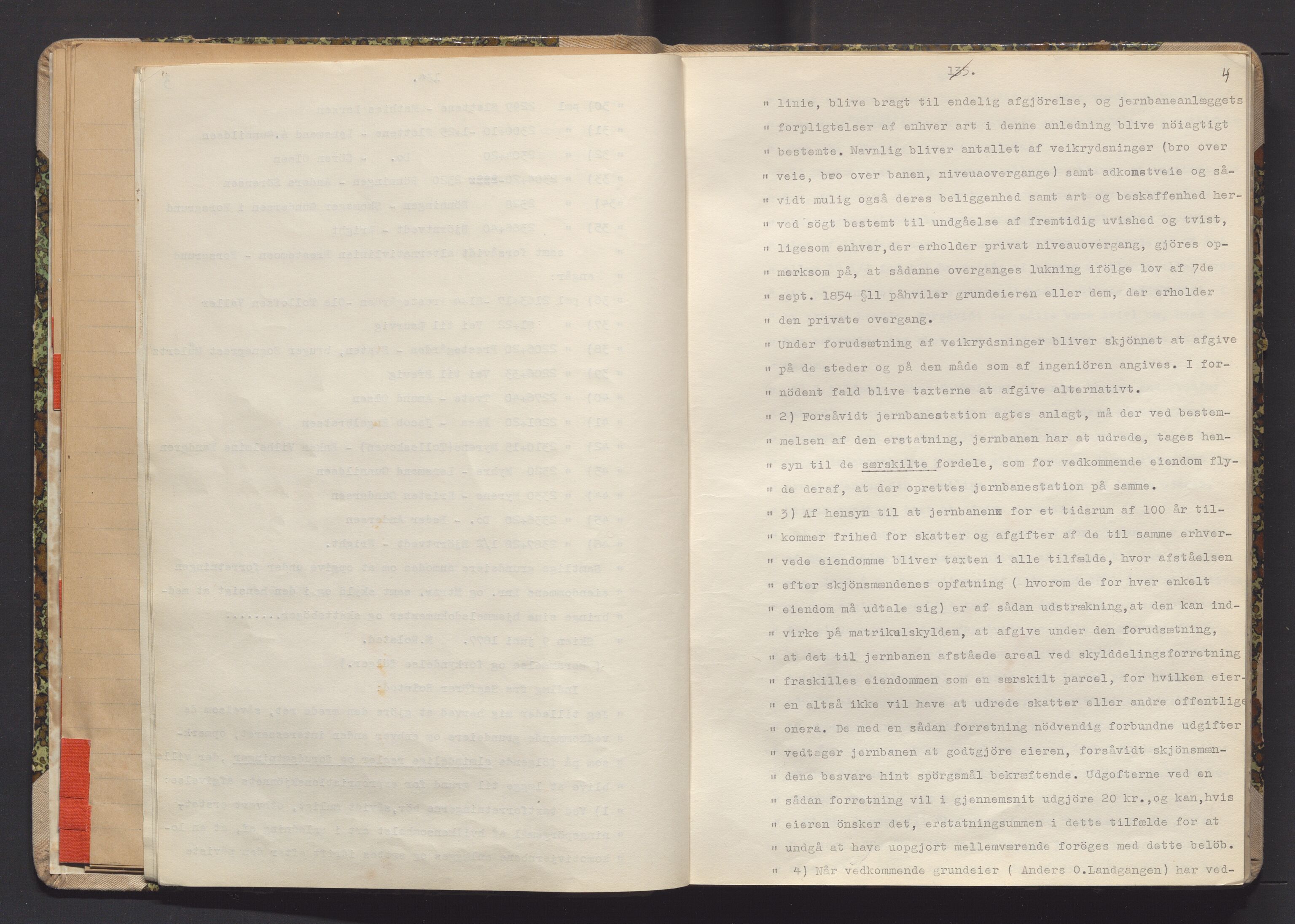 Norges Statsbaner Drammen distrikt (NSB), AV/SAKO-A-30/Y/Yc/L0007: Takster Vestfoldbanen strekningen Eidanger-Porsgrunn-Gjerpen samt sidelinjen Eidanger-Brevik, 1877-1896, p. 4