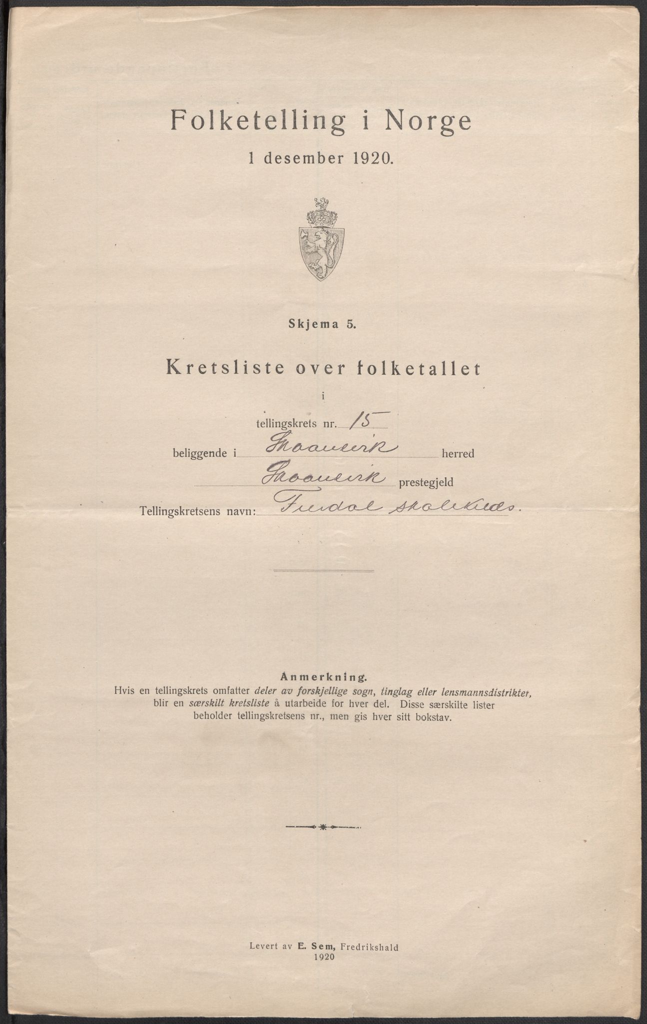 SAB, 1920 census for Skånevik, 1920, p. 52