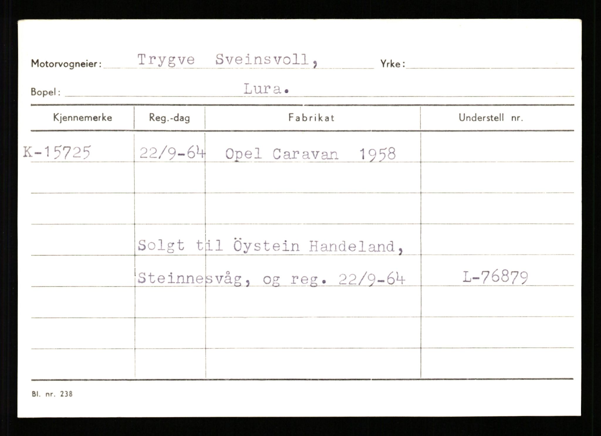 Stavanger trafikkstasjon, AV/SAST-A-101942/0/G/L0004: Registreringsnummer: 15497 - 22957, 1930-1971, p. 159