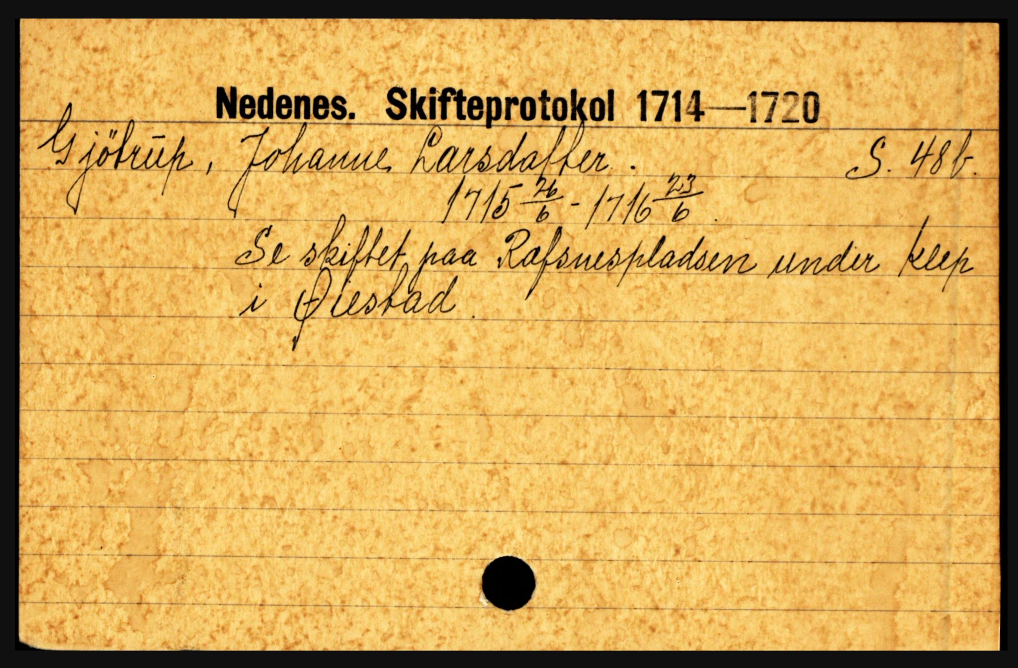 Nedenes sorenskriveri før 1824, AV/SAK-1221-0007/H, p. 9401