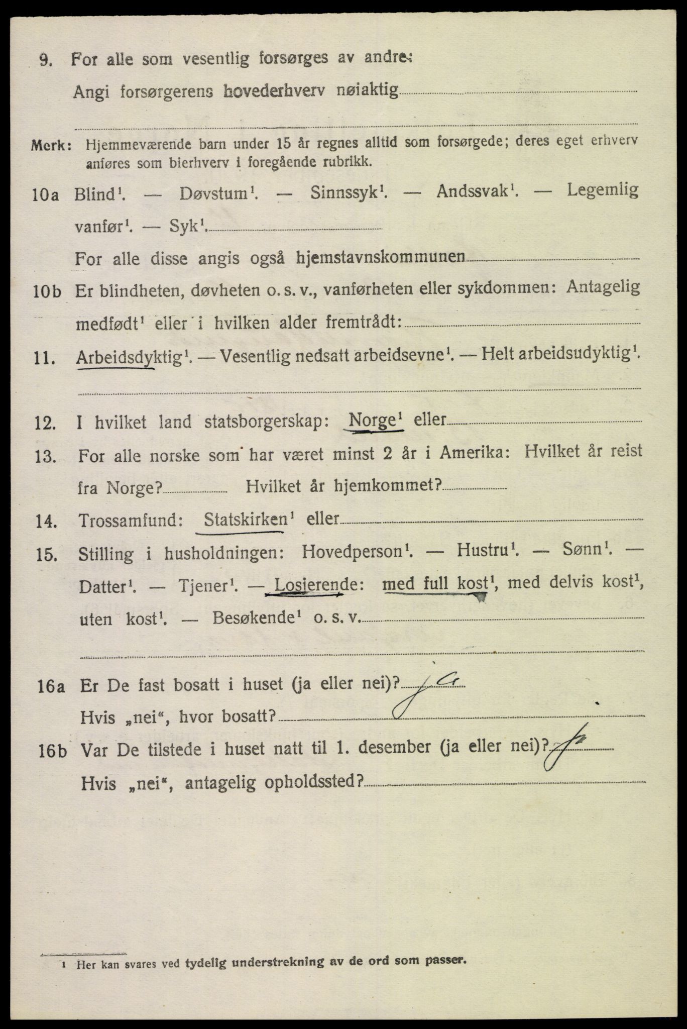 SAK, 1920 census for Øvrebø, 1920, p. 1131