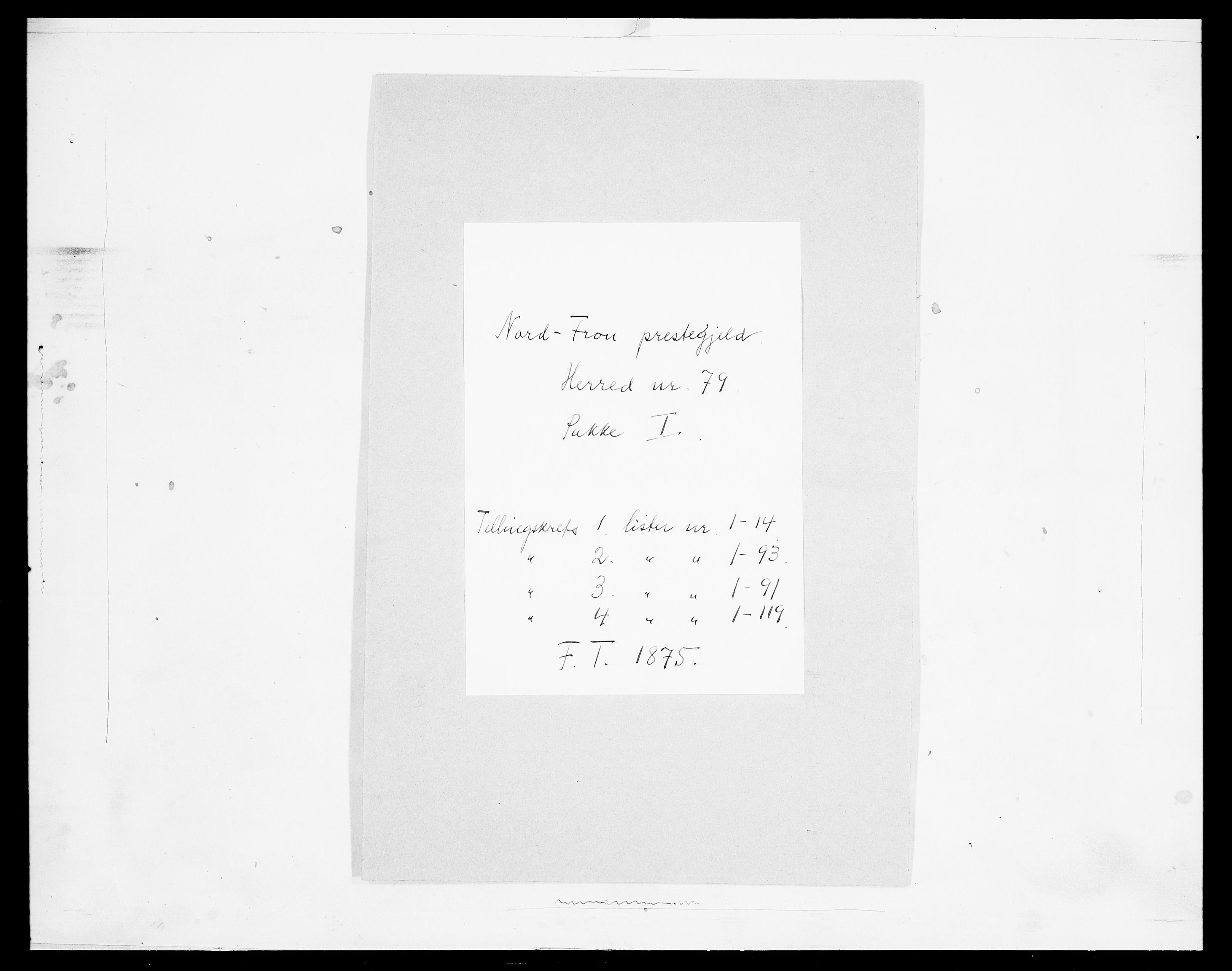 SAH, 1875 census for 0518P Nord-Fron, 1875, p. 109