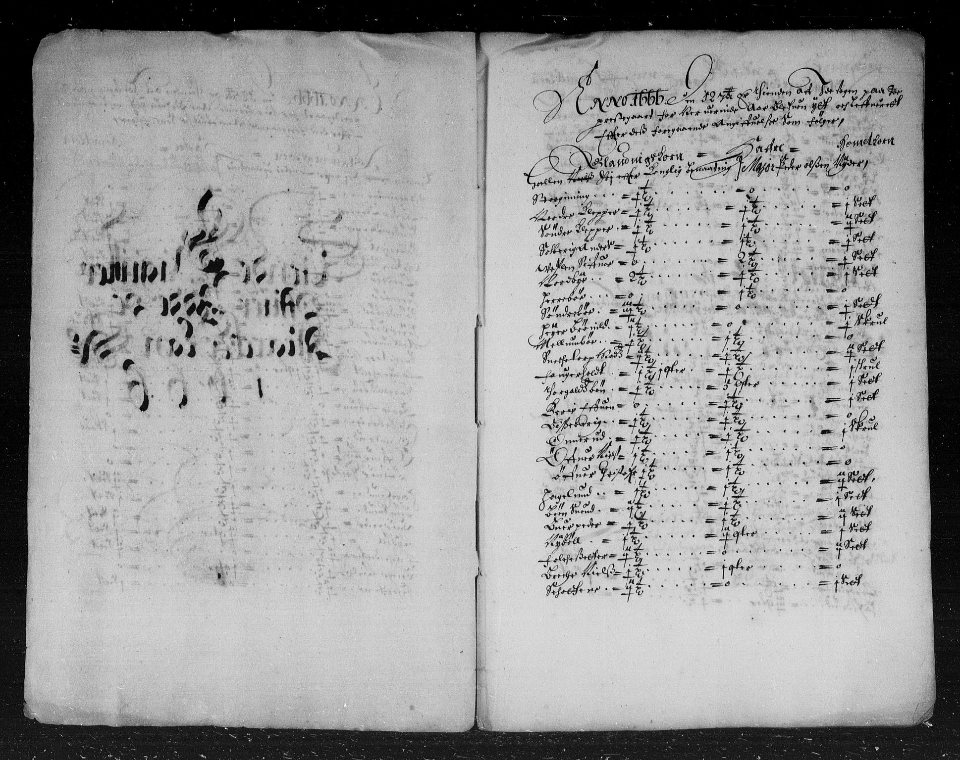 Rentekammeret inntil 1814, Reviderte regnskaper, Stiftamtstueregnskaper, Landkommissariatet på Akershus og Akershus stiftamt, AV/RA-EA-5869/R/Rb/L0041: Akershus stiftamt, 1666