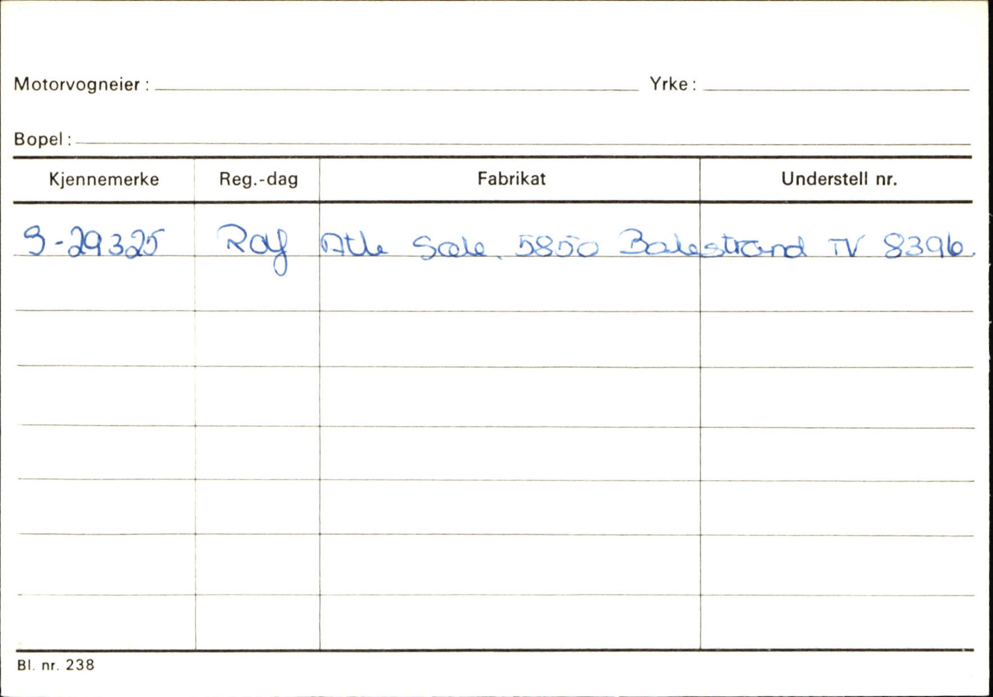 Statens vegvesen, Sogn og Fjordane vegkontor, AV/SAB-A-5301/4/F/L0132: Eigarregister Askvoll A-Å. Balestrand A-Å, 1945-1975, p. 2389