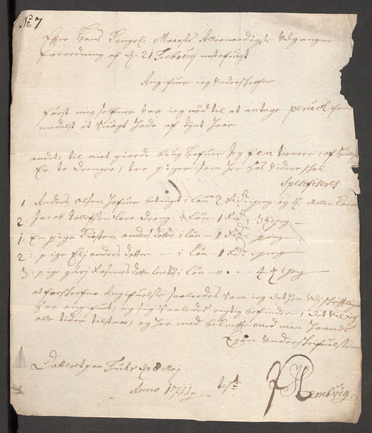 Rentekammeret inntil 1814, Reviderte regnskaper, Fogderegnskap, RA/EA-4092/R52/L3317: Fogderegnskap Sogn, 1711, p. 380