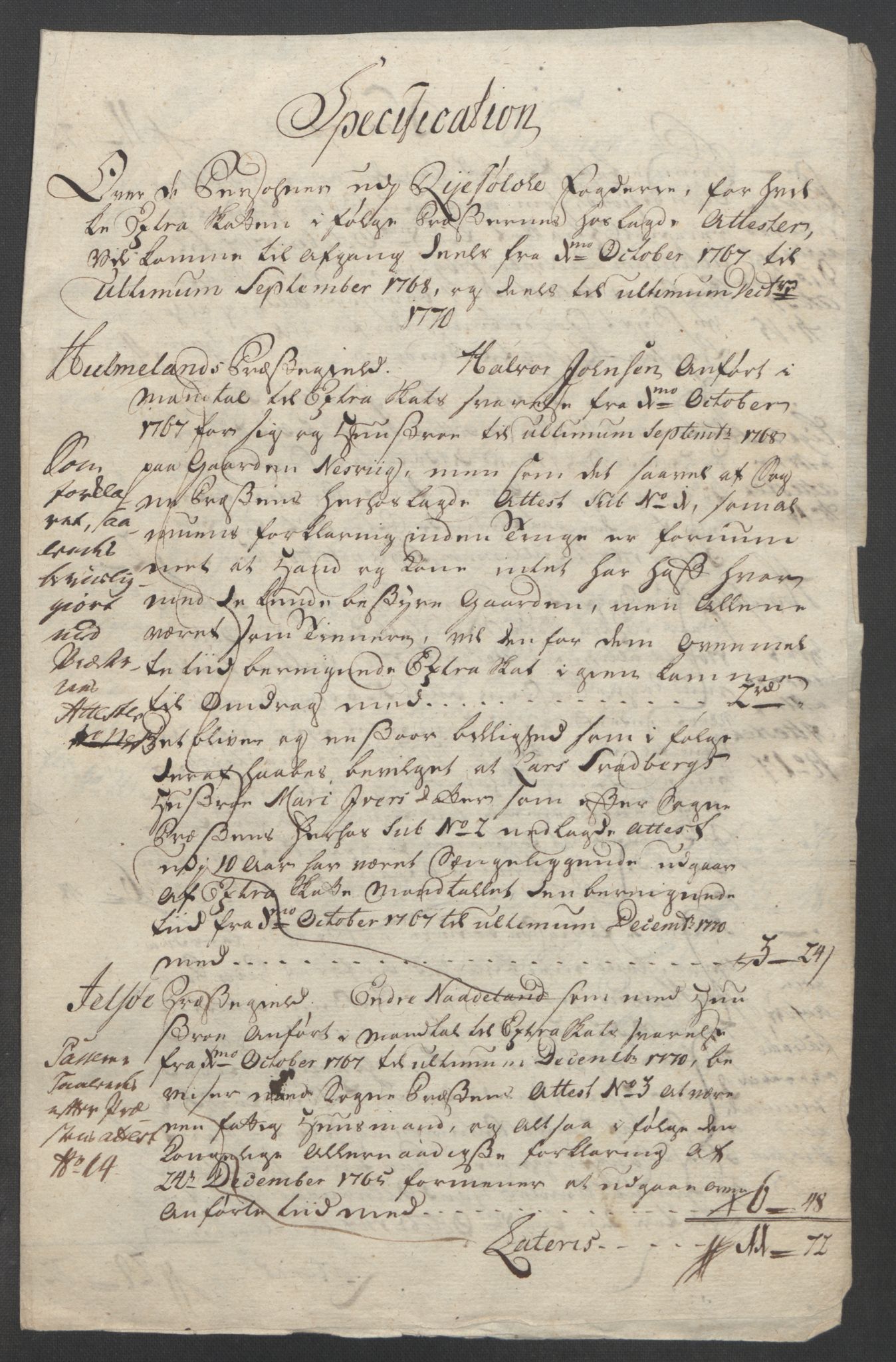 Rentekammeret inntil 1814, Reviderte regnskaper, Fogderegnskap, RA/EA-4092/R47/L2972: Ekstraskatten Ryfylke, 1762-1780, p. 231