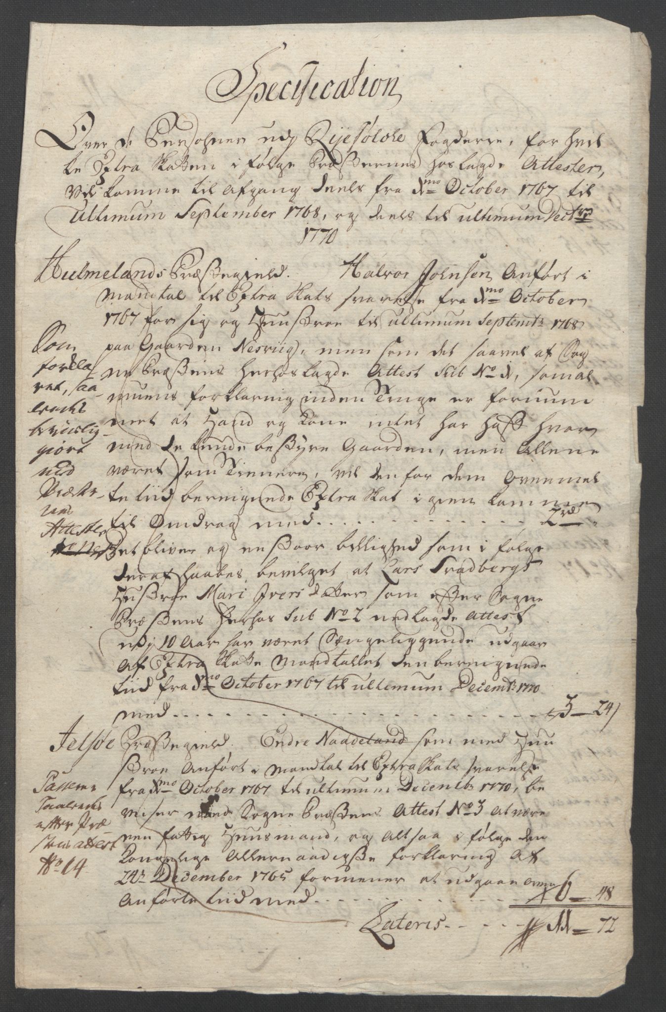 Rentekammeret inntil 1814, Reviderte regnskaper, Fogderegnskap, AV/RA-EA-4092/R47/L2972: Ekstraskatten Ryfylke, 1762-1780, p. 231