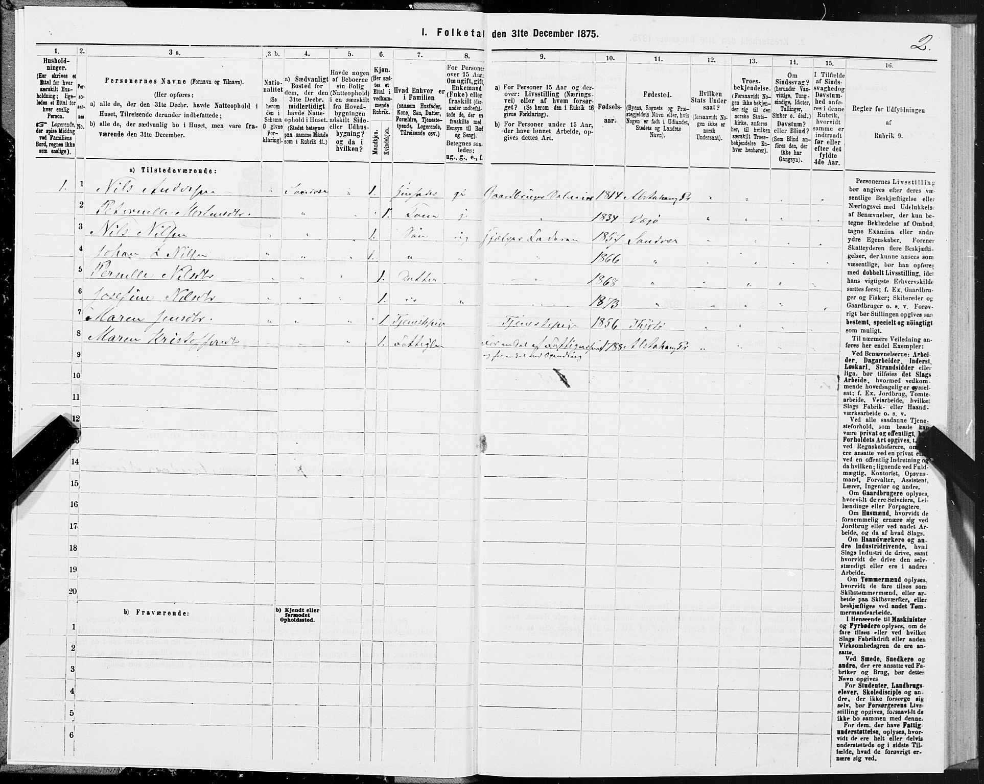 SAT, 1875 census for 1818P Herøy, 1875, p. 3002