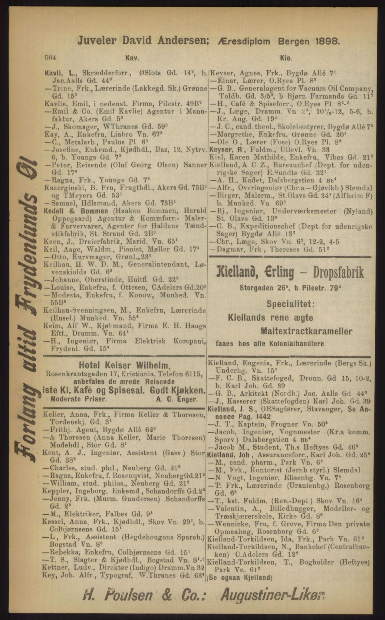 Kristiania/Oslo adressebok, PUBL/-, 1903, p. 504