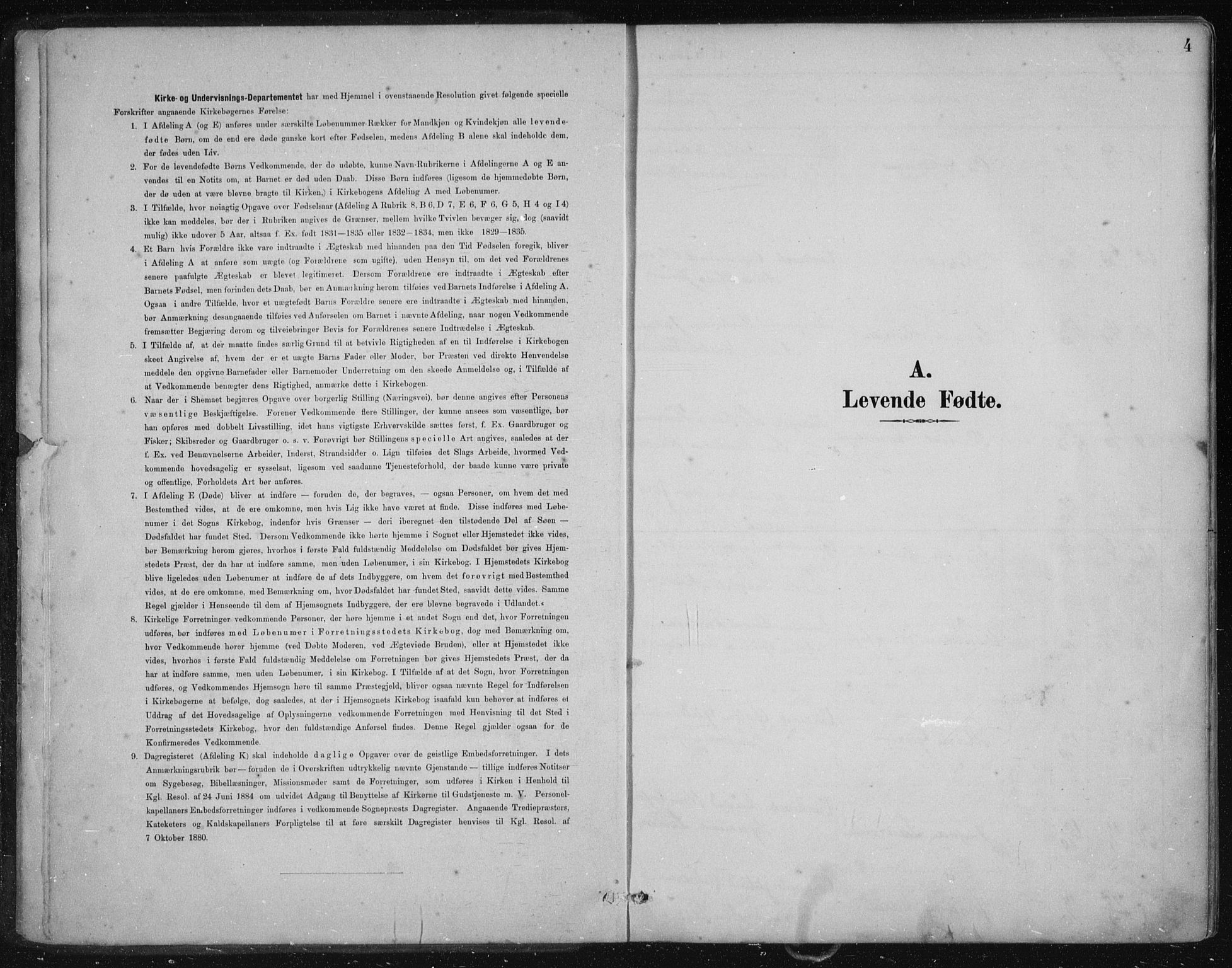 Avaldsnes sokneprestkontor, SAST/A -101851/H/Ha/Haa/L0017: Parish register (official) no. A 17, 1889-1920, p. 4