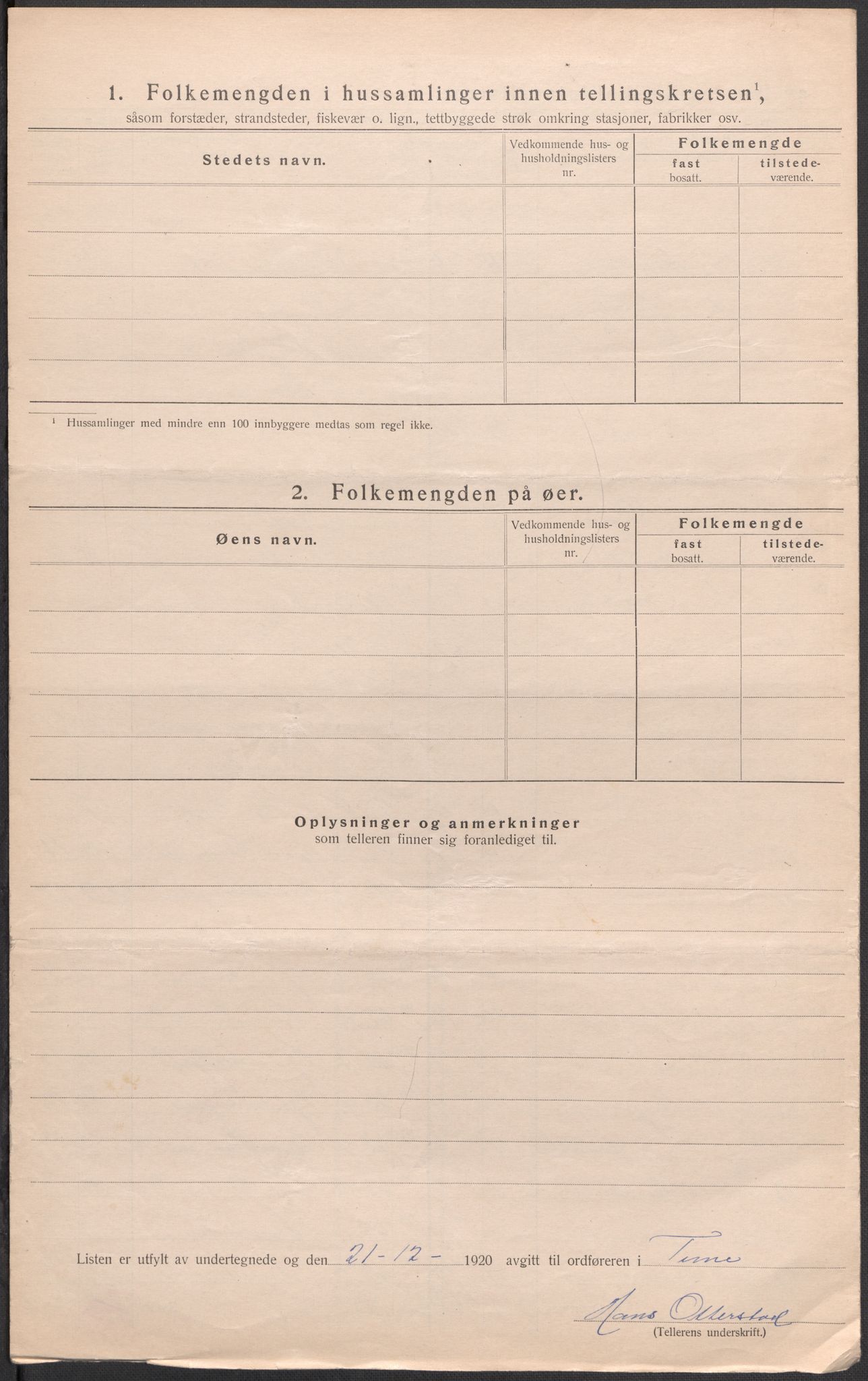 SAO, 1920 census for Tune, 1920, p. 29