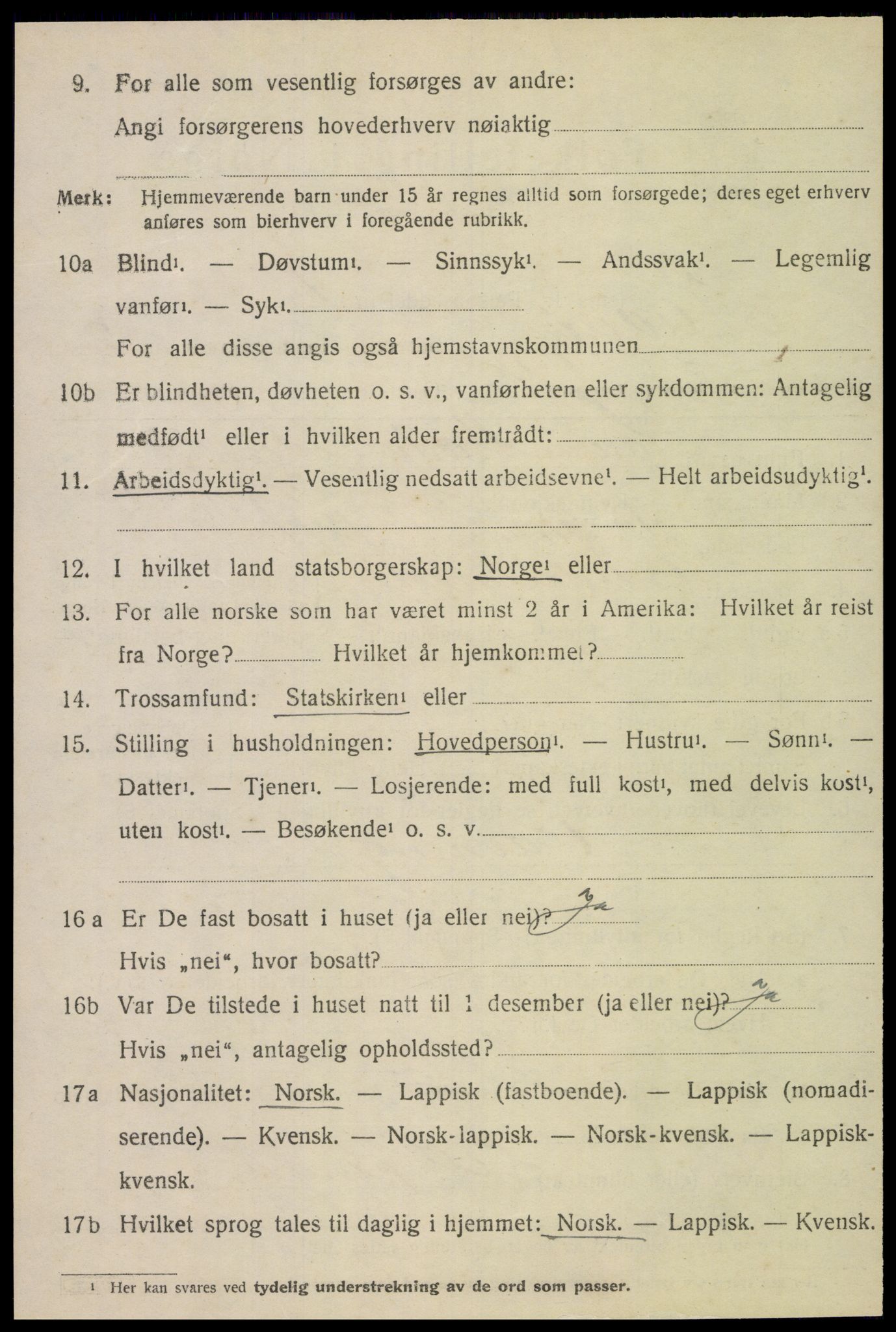 SAT, 1920 census for Inderøy, 1920, p. 6618