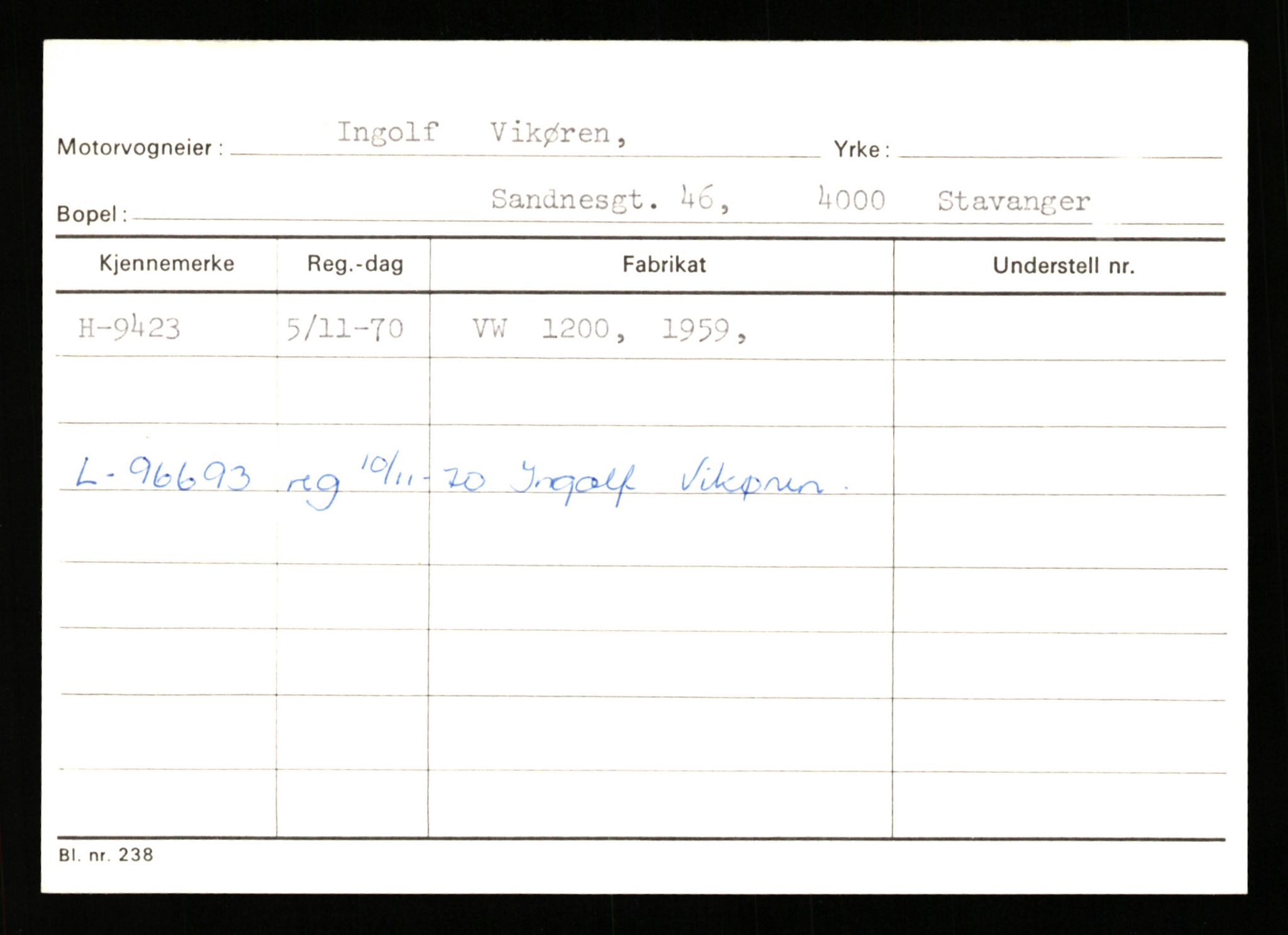 Stavanger trafikkstasjon, AV/SAST-A-101942/0/G/L0002: Registreringsnummer: 5791 - 10405, 1930-1971, p. 2441