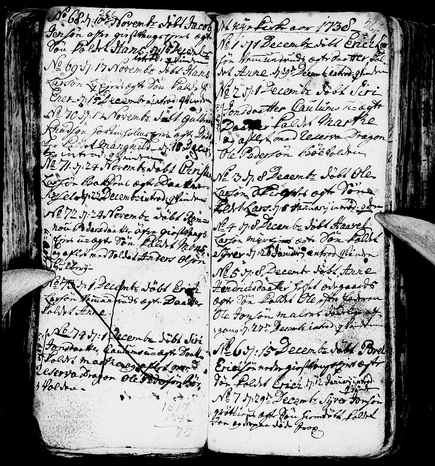 Nes prestekontor, Hedmark, AV/SAH-PREST-020/L/La/L0001: Parish register (copy) no. 1, 1663-1784, p. 266-267