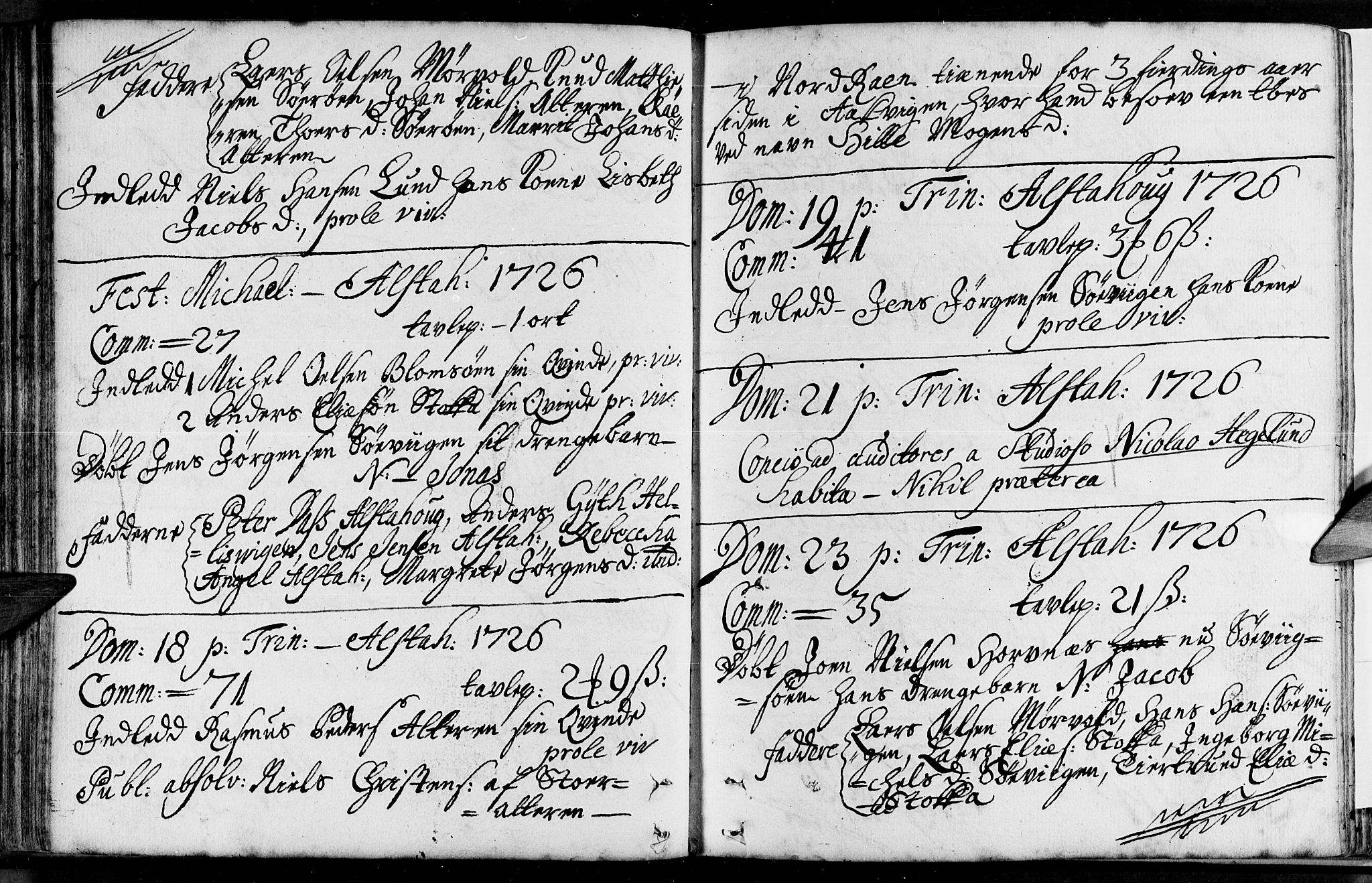 Ministerialprotokoller, klokkerbøker og fødselsregistre - Nordland, AV/SAT-A-1459/830/L0432: Parish register (official) no. 830A01, 1714-1737