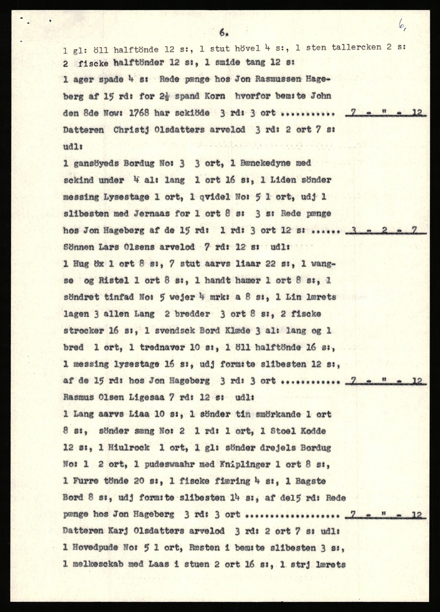 Statsarkivet i Stavanger, AV/SAST-A-101971/03/Y/Yj/L0028: Avskrifter sortert etter gårdsnavn: Gudla - Haga i Håland, 1750-1930, p. 477