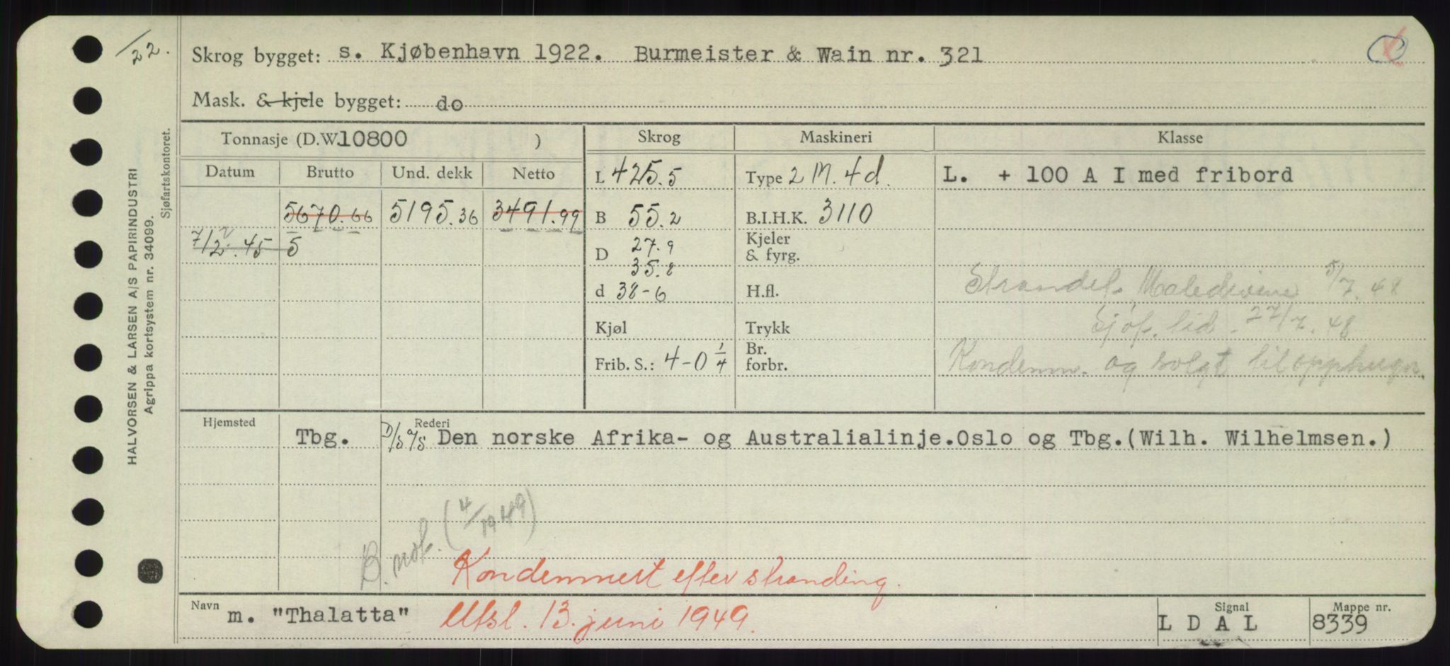 Sjøfartsdirektoratet med forløpere, Skipsmålingen, RA/S-1627/H/Hd/L0038: Fartøy, T-Th, p. 557