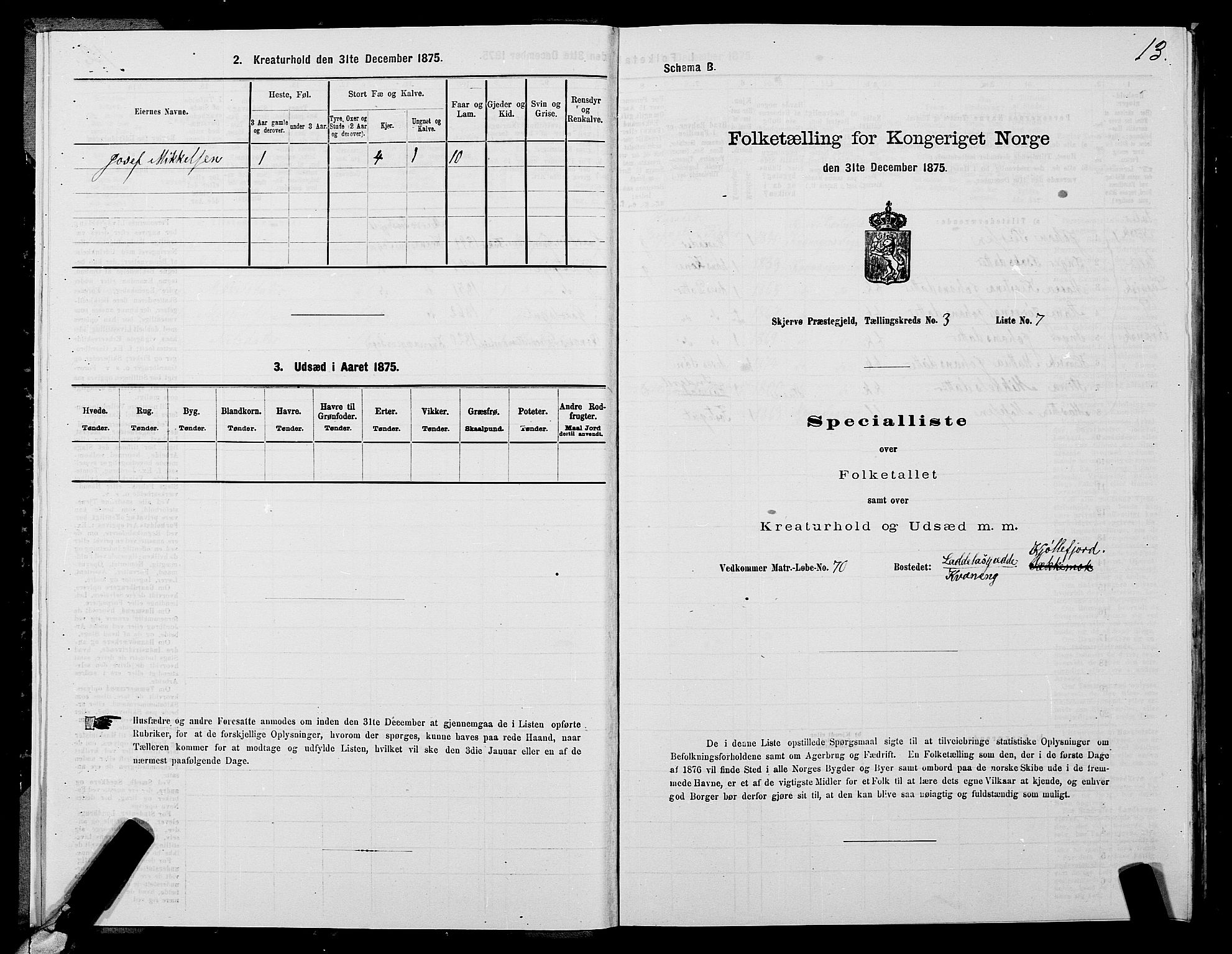 SATØ, 1875 census for 1941P Skjervøy, 1875, p. 2013