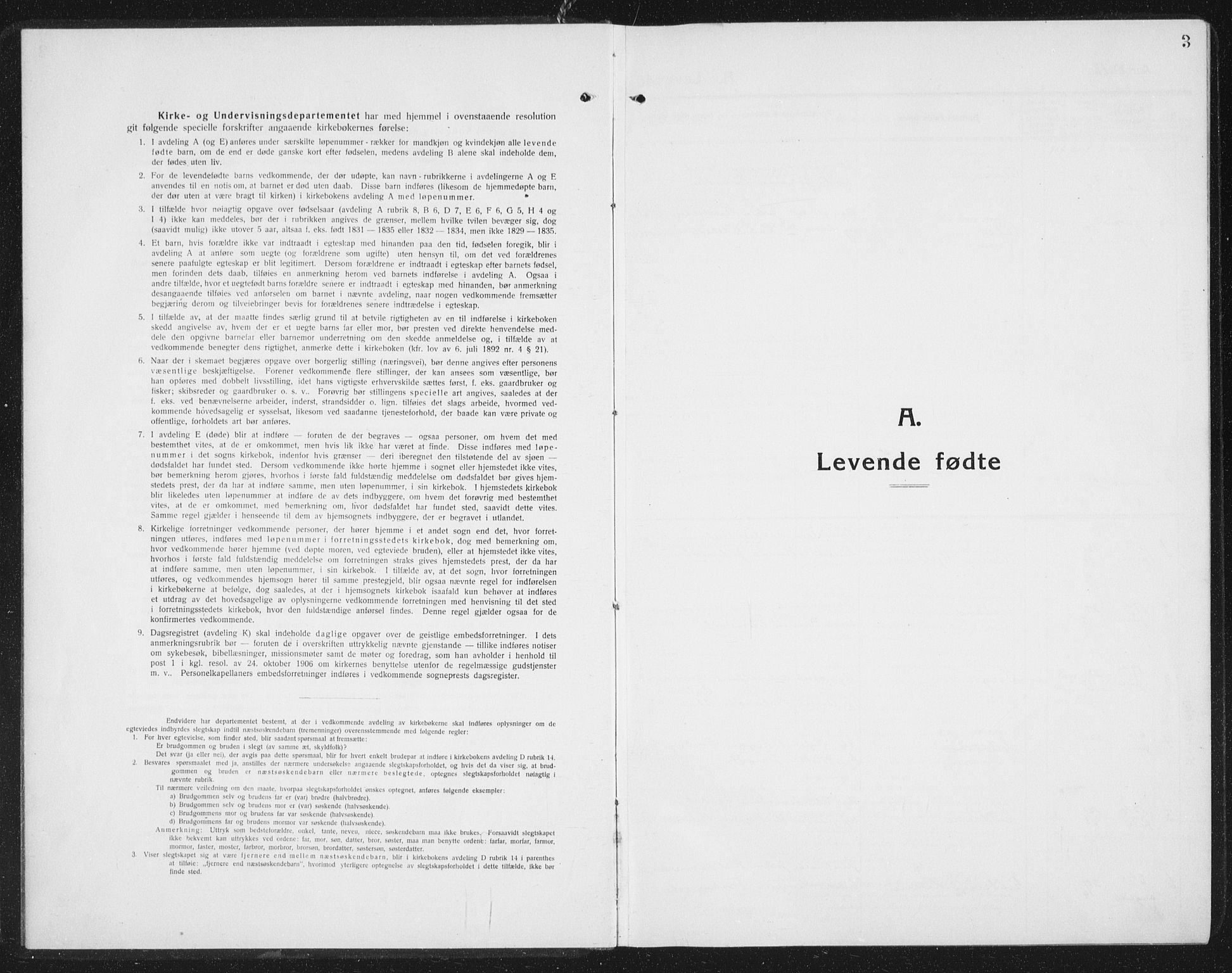 Ministerialprotokoller, klokkerbøker og fødselsregistre - Sør-Trøndelag, SAT/A-1456/675/L0888: Parish register (copy) no. 675C01, 1913-1935, p. 3
