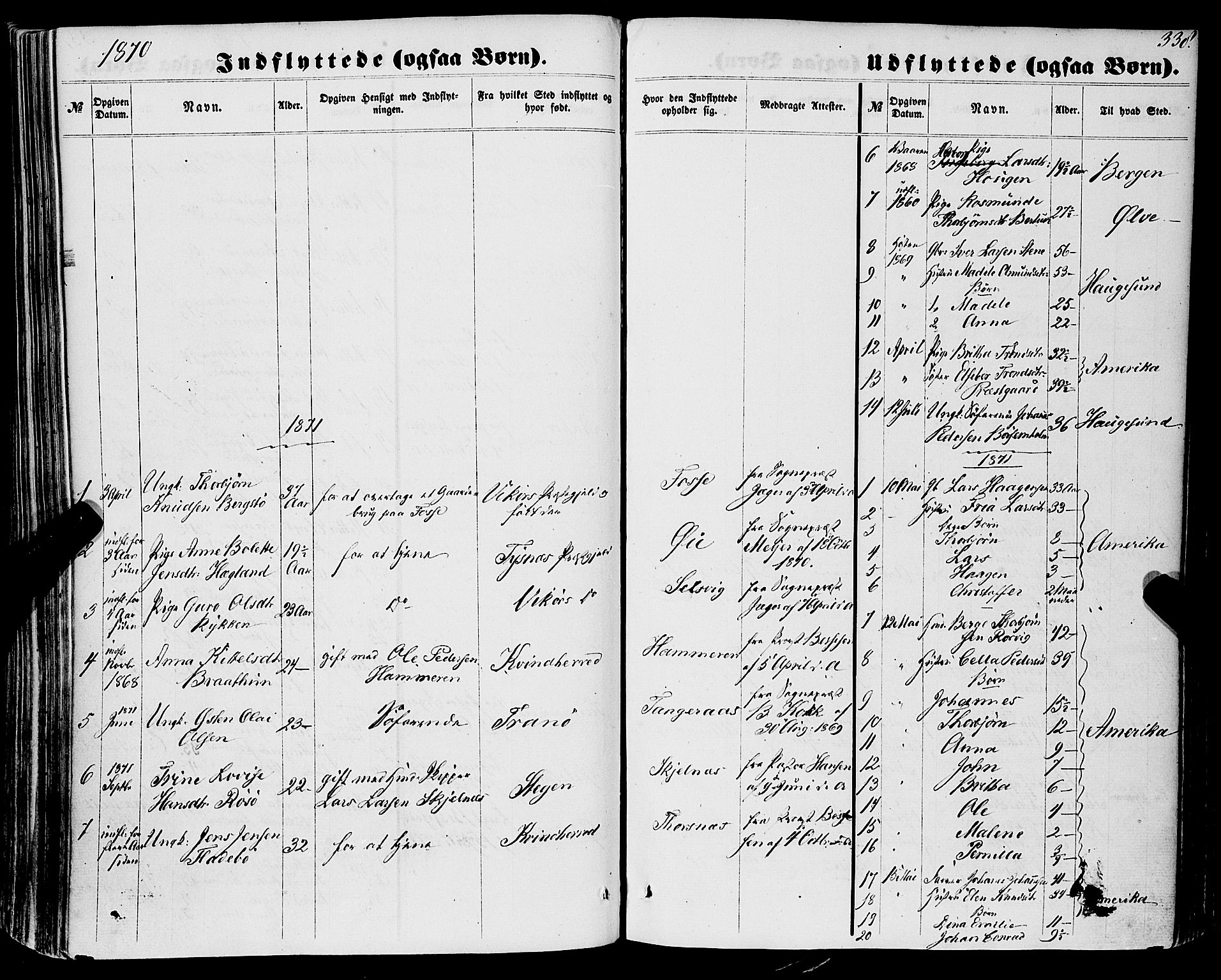 Strandebarm sokneprestembete, AV/SAB-A-78401/H/Haa: Parish register (official) no. A 8, 1858-1872, p. 338