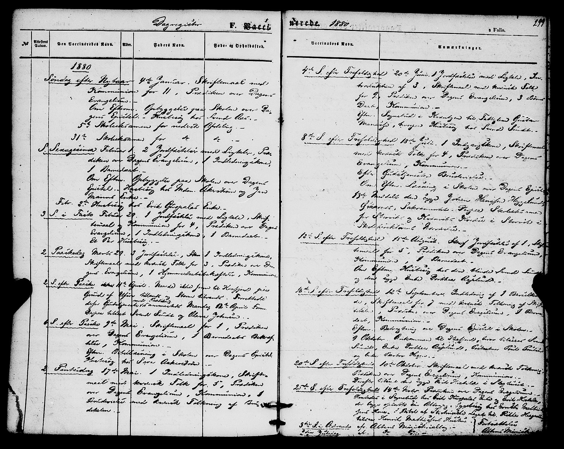 Alta sokneprestkontor, SATØ/S-1338/H/Ha/L0004.kirke: Parish register (official) no. 4, 1858-1880, p. 299