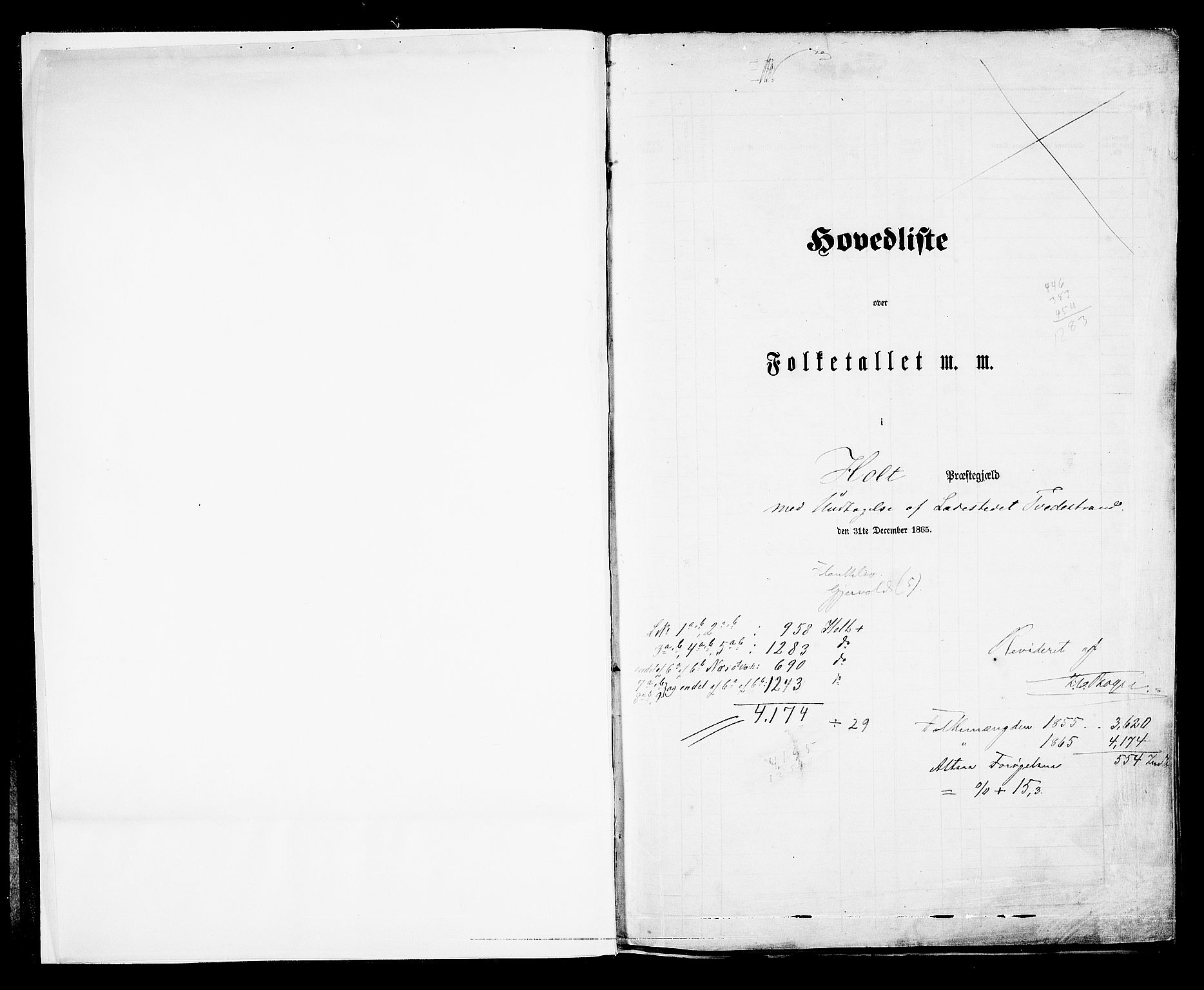 RA, 1865 census for Holt/Holt, 1865, p. 5