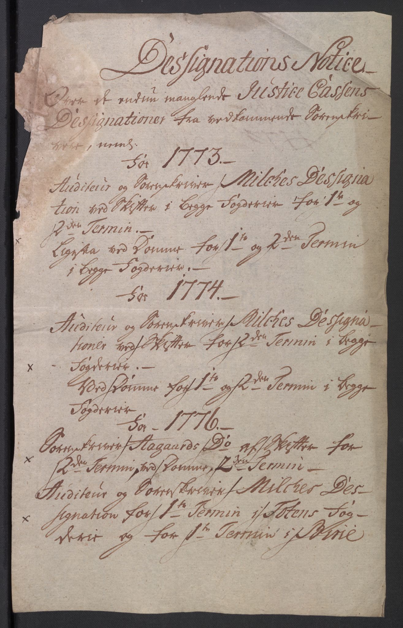 Rentekammeret inntil 1814, Reviderte regnskaper, Mindre regnskaper, AV/RA-EA-4068/Rb/L0014: Opplands amt, 1771-1779, p. 37