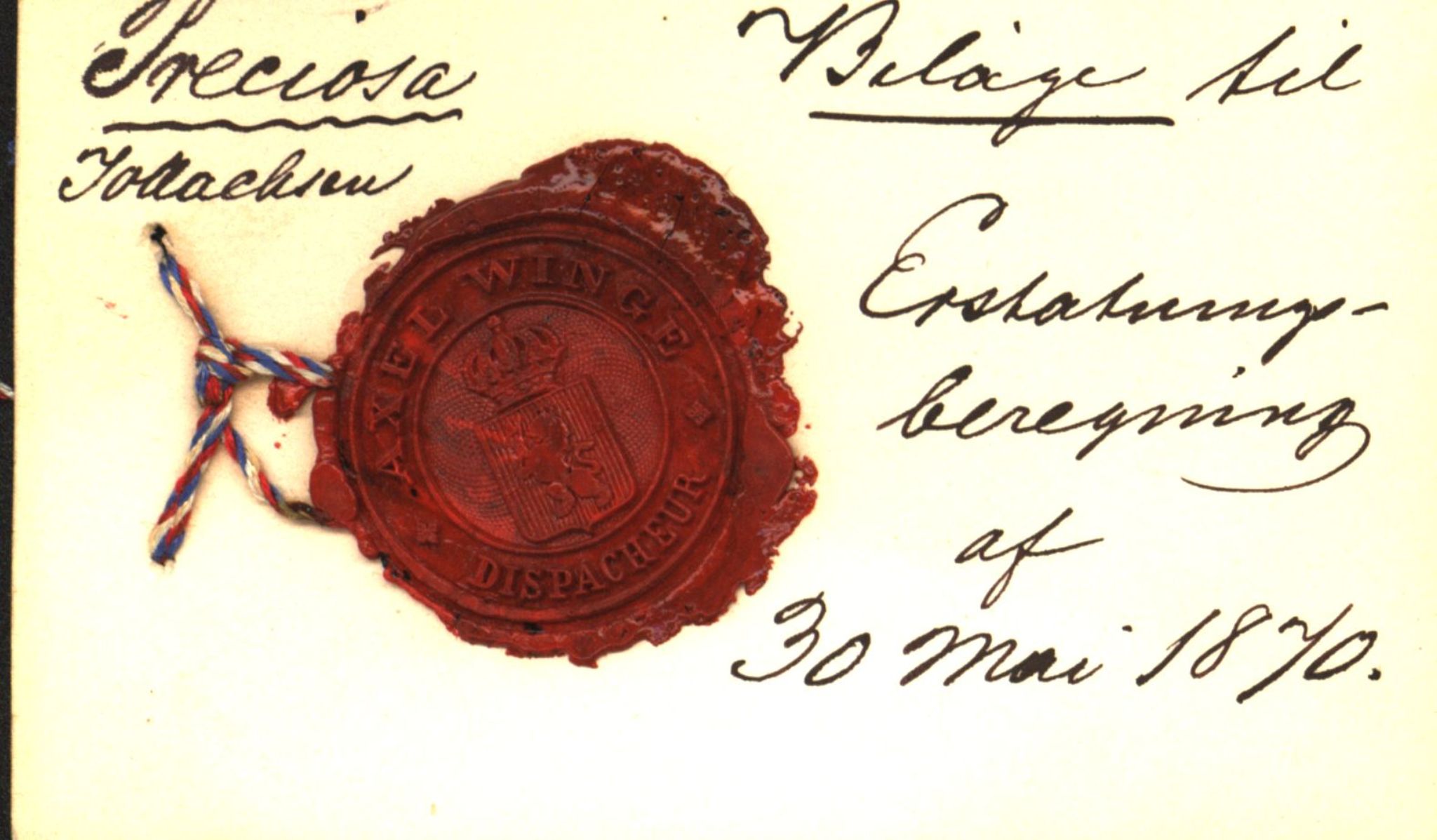 Pa 63 - Østlandske skibsassuranceforening, VEMU/A-1079/G/Ga/L0014/0008: Havaridokumenter / Punctum, 1882, p. 13