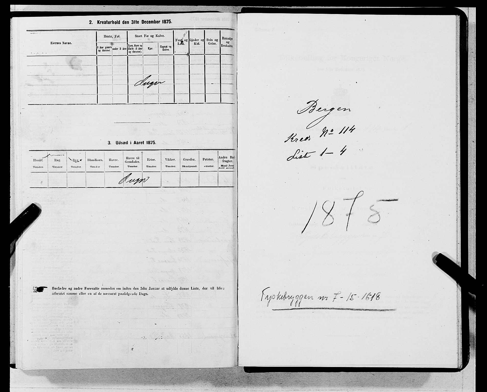 SAB, 1875 census for 1301 Bergen, 1875, p. 6171