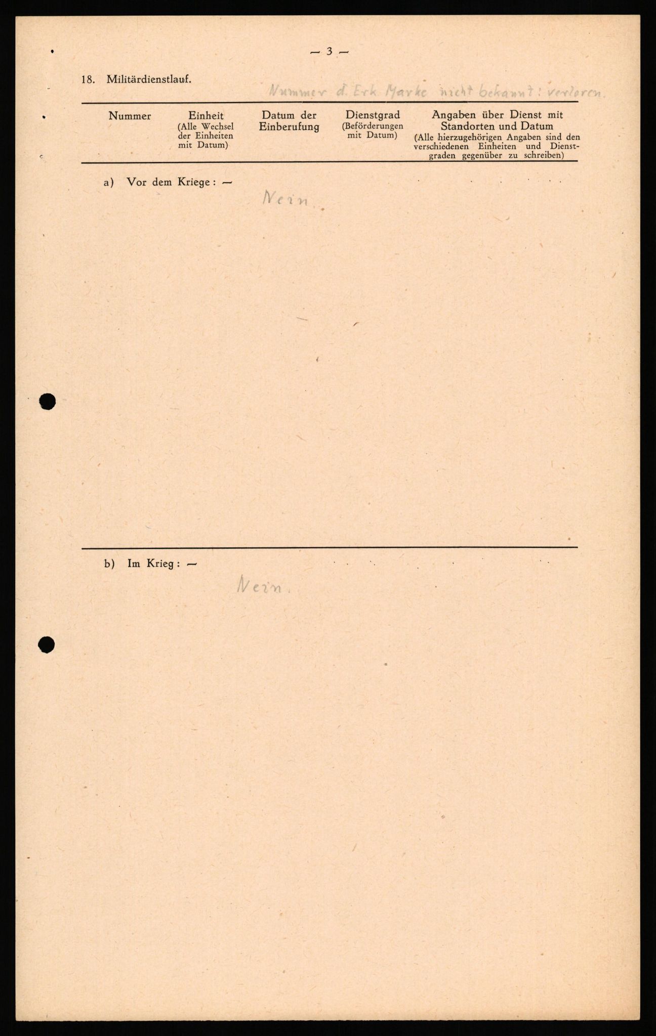 Forsvaret, Forsvarets overkommando II, AV/RA-RAFA-3915/D/Db/L0036: CI Questionaires. Tyske okkupasjonsstyrker i Norge. Tyskere., 1945-1946, p. 118