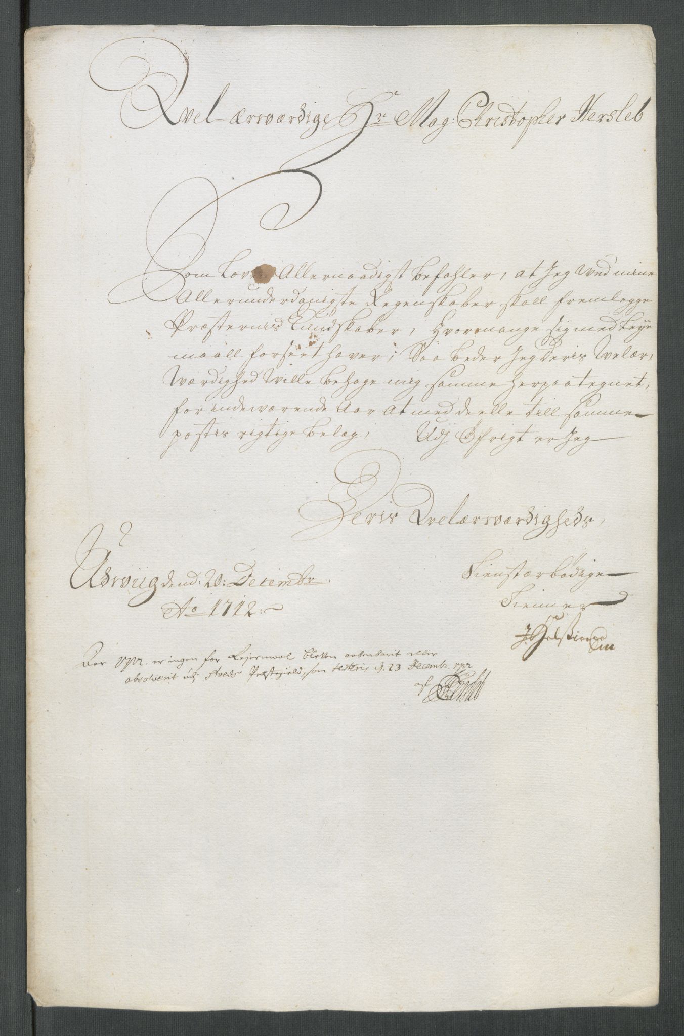 Rentekammeret inntil 1814, Reviderte regnskaper, Fogderegnskap, RA/EA-4092/R63/L4320: Fogderegnskap Inderøy, 1712, p. 238