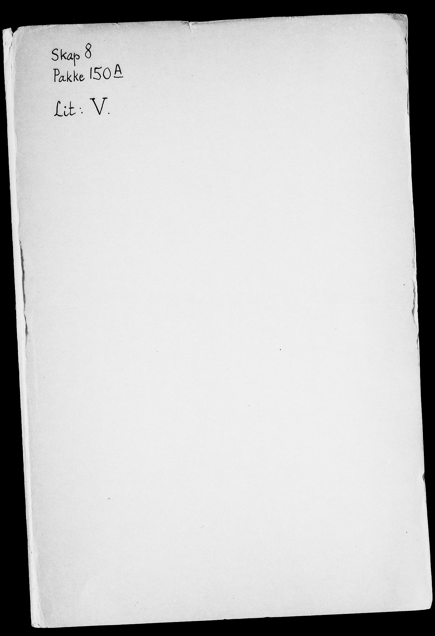 Danske Kanselli, Skapsaker, RA/EA-4061/F/L0007: Skap 8, pakke 150A, litra A-V, 1644-1651, p. 333