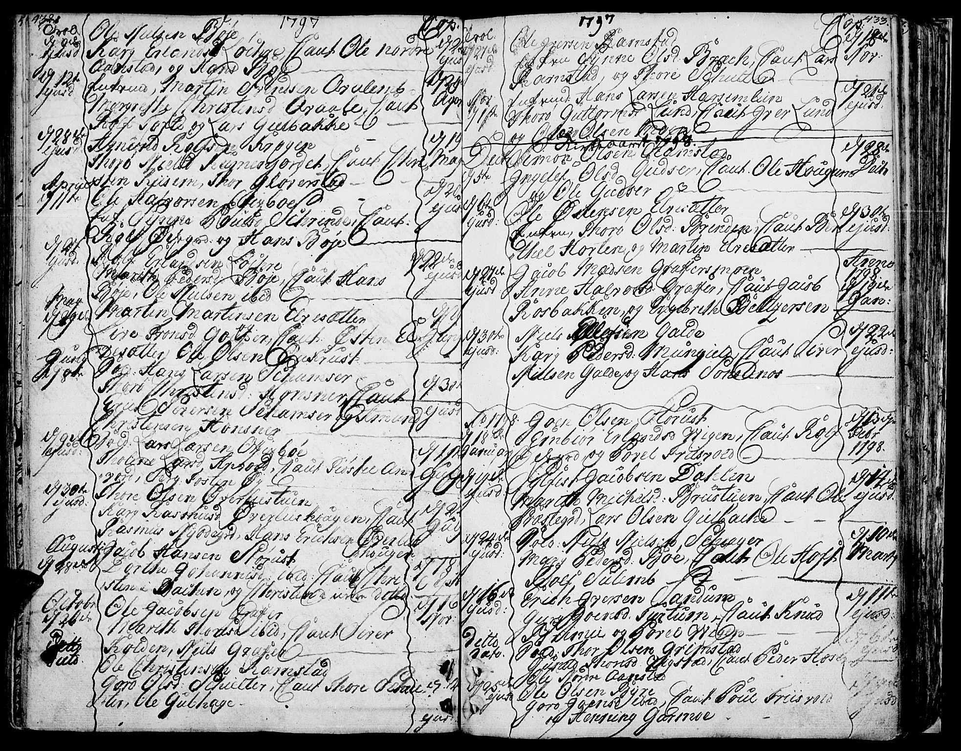 Lom prestekontor, SAH/PREST-070/K/L0002: Parish register (official) no. 2, 1749-1801, p. 432-433