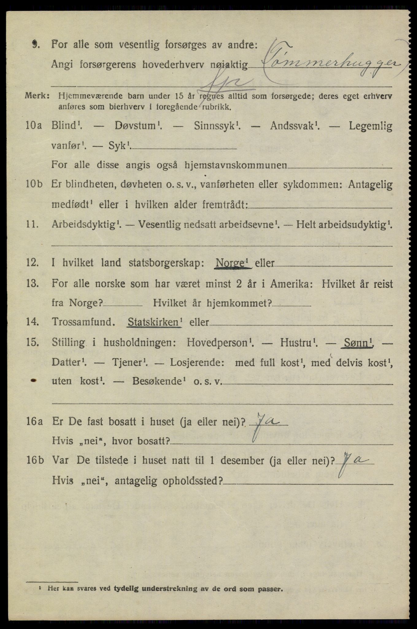 SAKO, 1920 census for Heddal, 1920, p. 7925