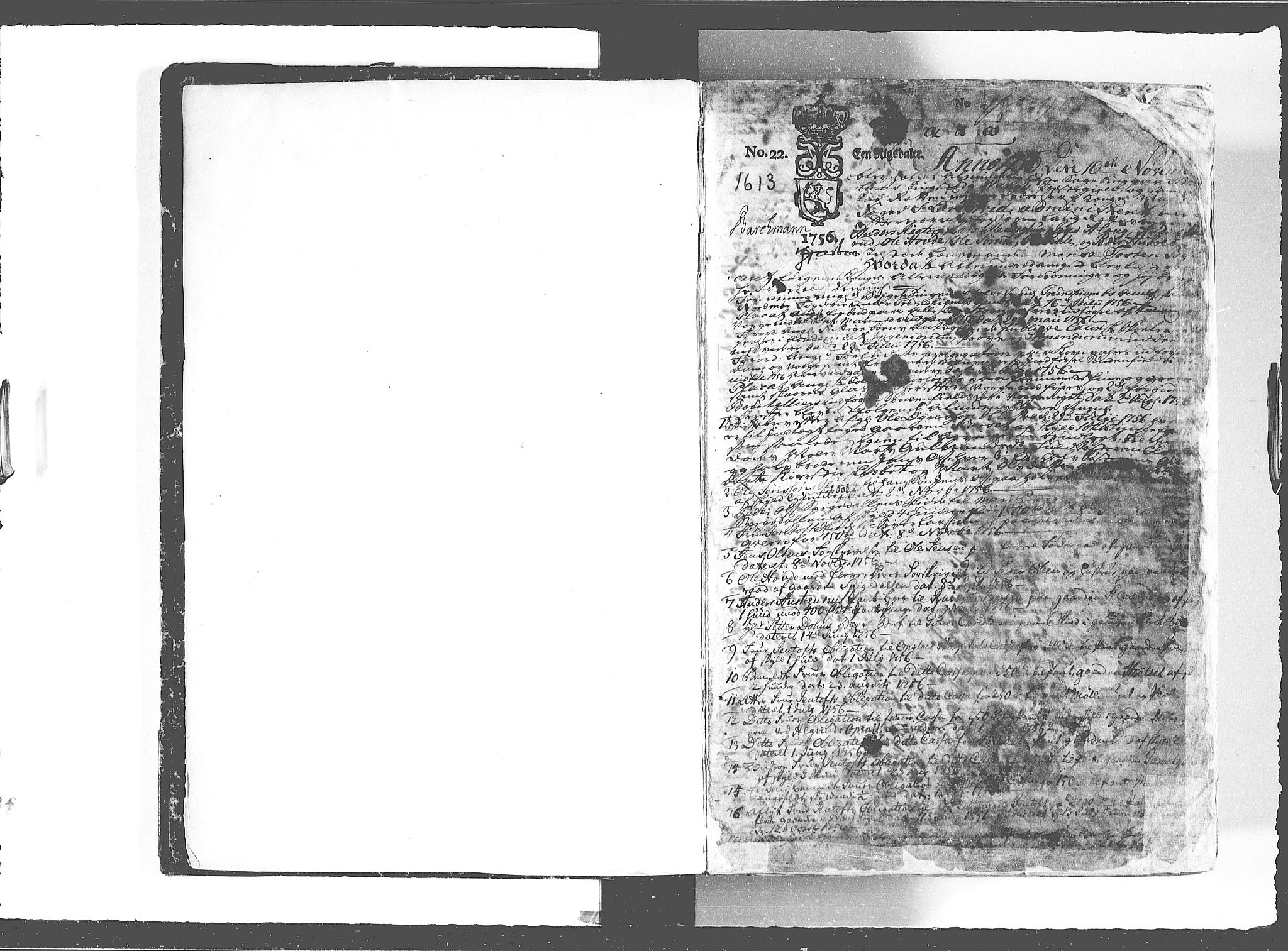 Hedemarken sorenskriveri, SAH/TING-034/G/Gb/L0049: Tingbok, 1756-1761, p. 0b-1a