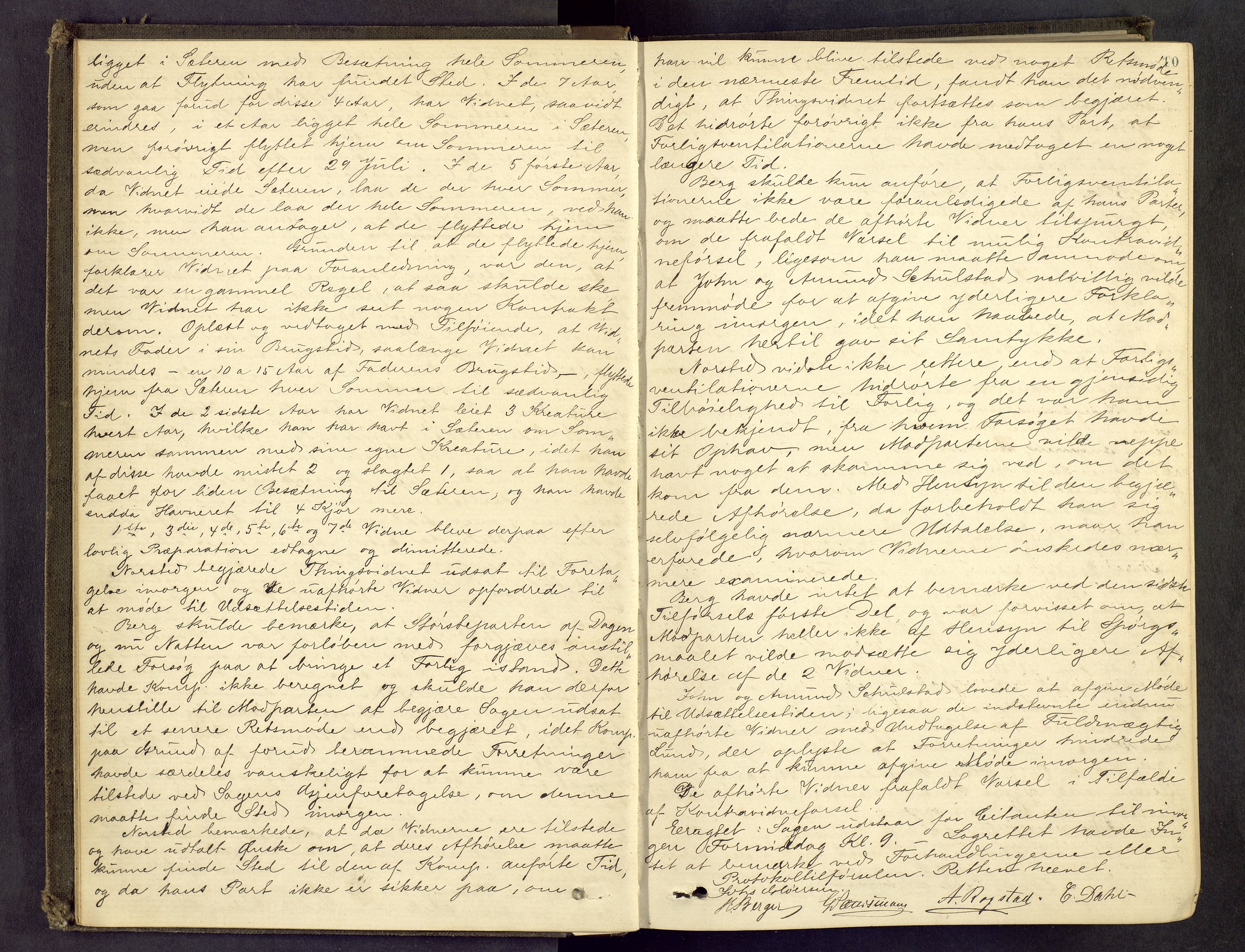 Sør-Østerdal sorenskriveri, AV/SAH-TING-018/G/Gc/L0013: Ekstrarettsprotokoll, 1876-1878, p. 9b-10a