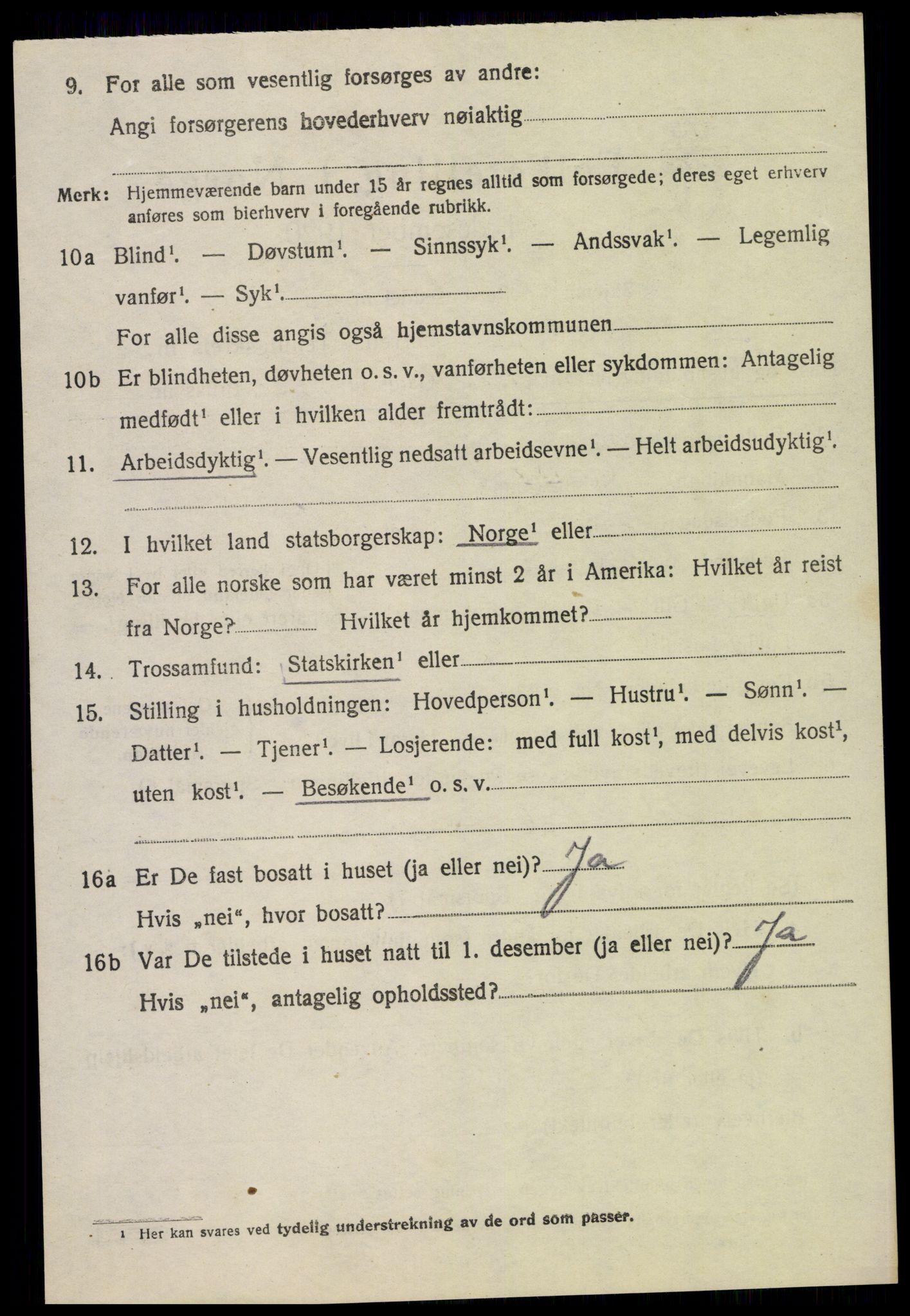 SAK, 1920 census for Stokken, 1920, p. 789